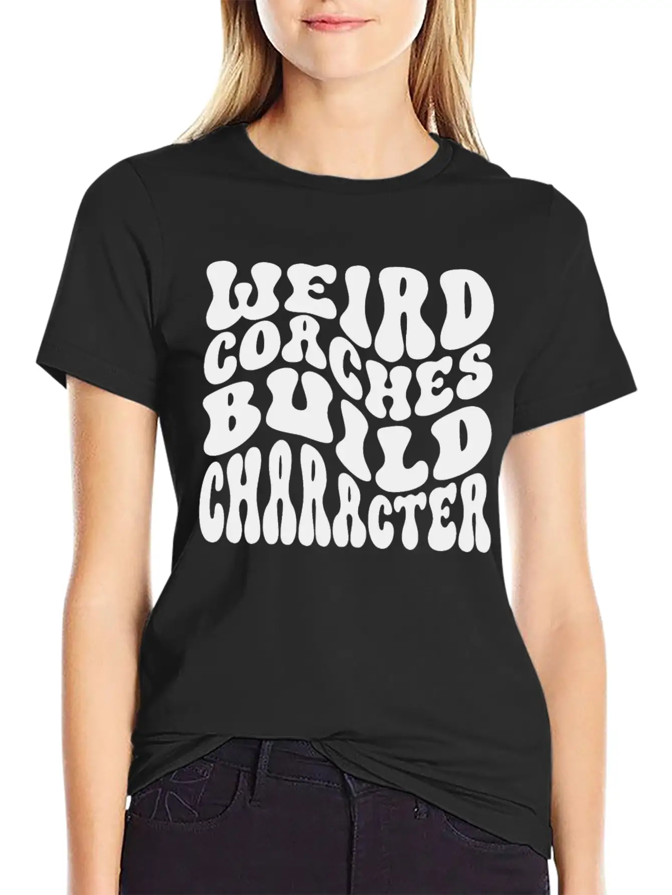Weird Coaches Build Character Coach Unisex Casual T-Shirt – Clean Design For Daily Comfort