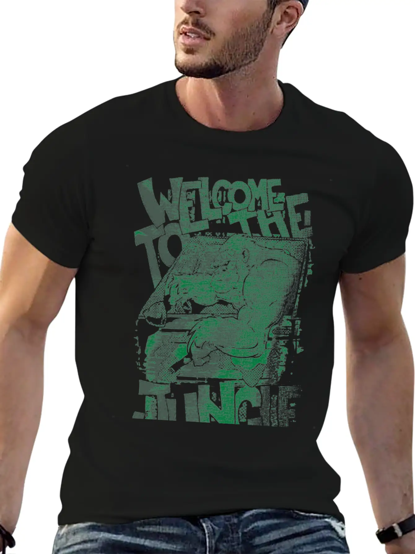 Welcome To The Jungle Unisex Casual T-Shirt – Clean Design For Daily Comfort