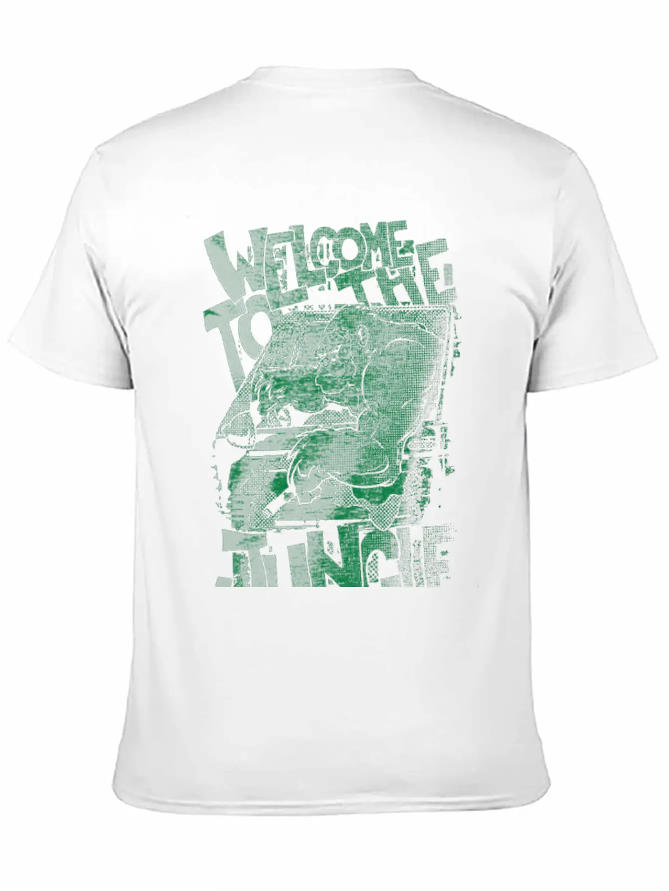 Welcome To The Jungle Unisex Casual T-Shirt – Clean Design For Daily Comfort