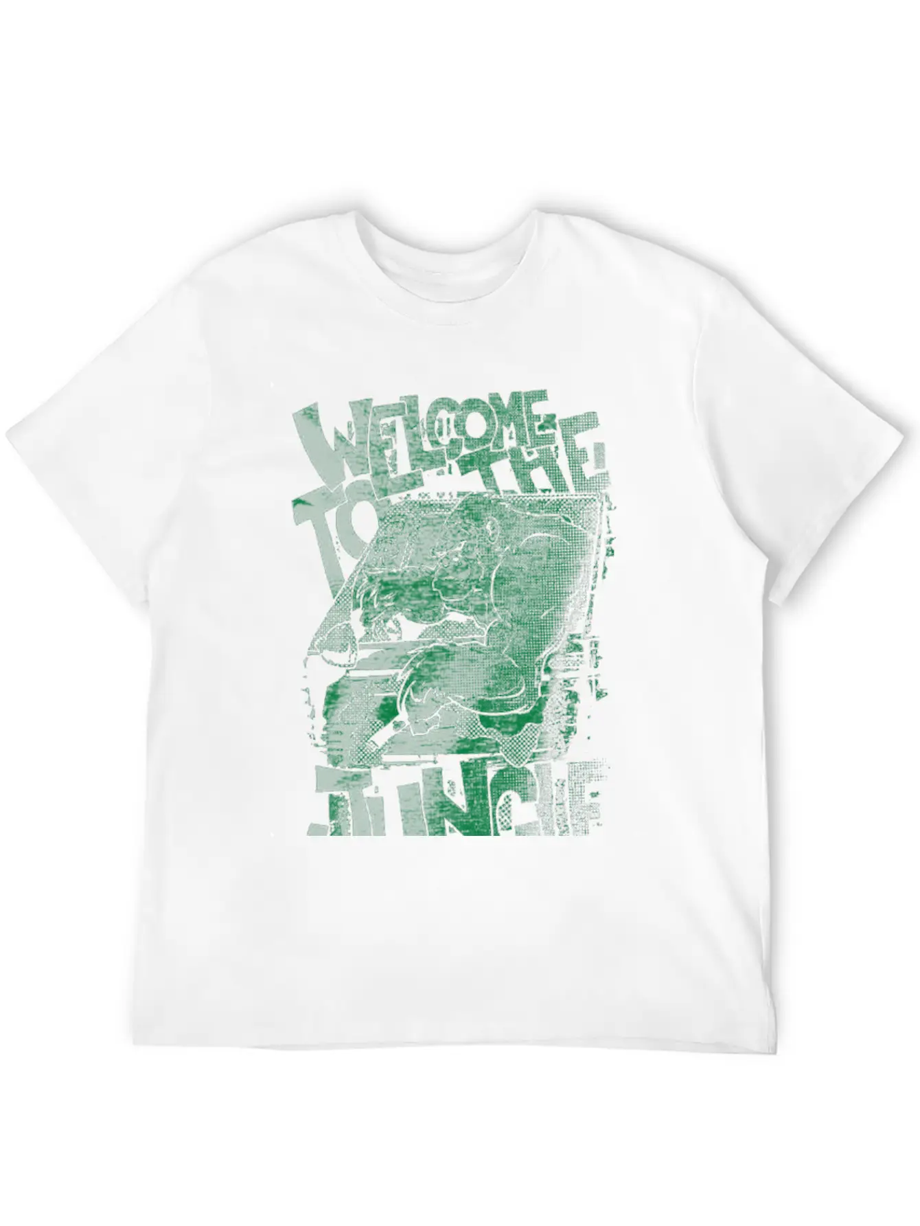 Welcome To The Jungle Unisex Casual T-Shirt – Clean Design For Daily Comfort