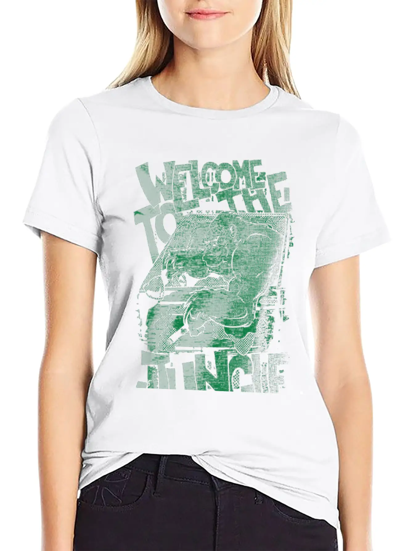 Welcome To The Jungle Unisex Casual T-Shirt – Clean Design For Daily Comfort