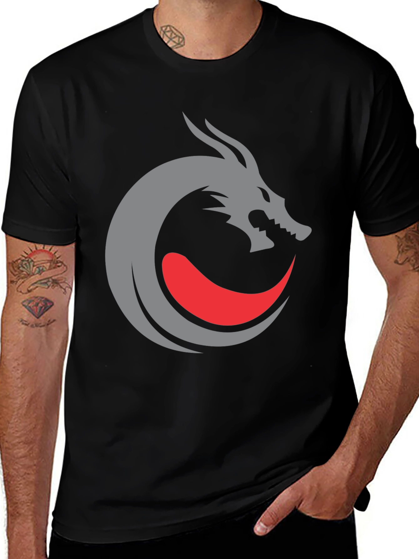 Dragon Graphic Tee - Modern Streetwear Shirt
