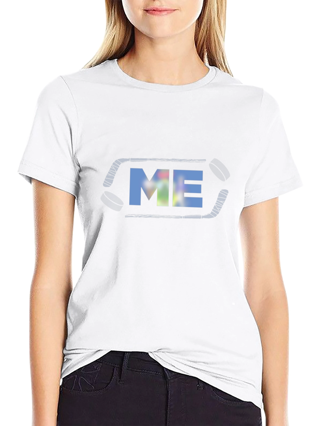 Hockey ME Graphic Tee - Stylish Black T-Shirt