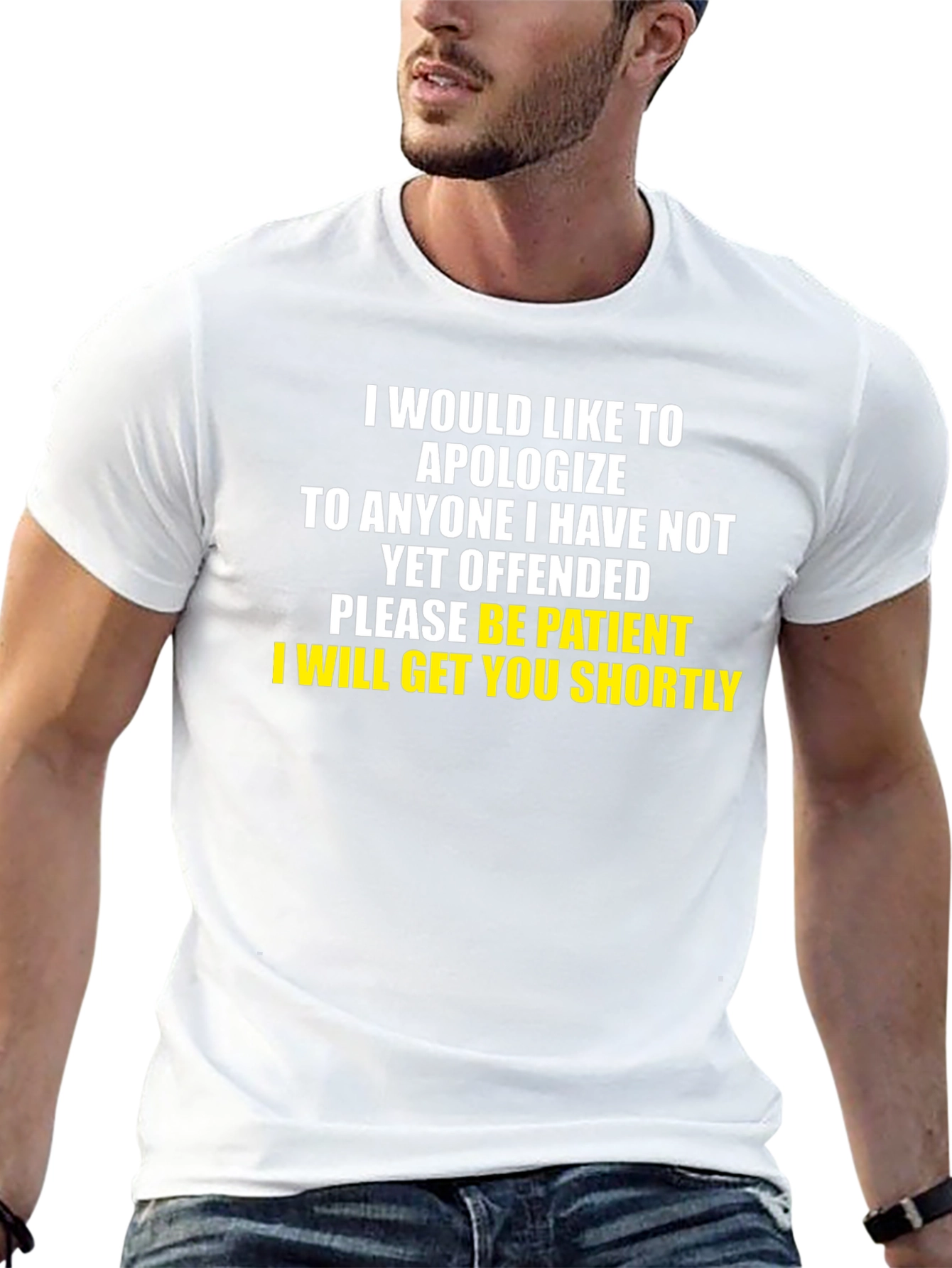 Apology T-Shirt Funny Offensive Sarcastic Humor