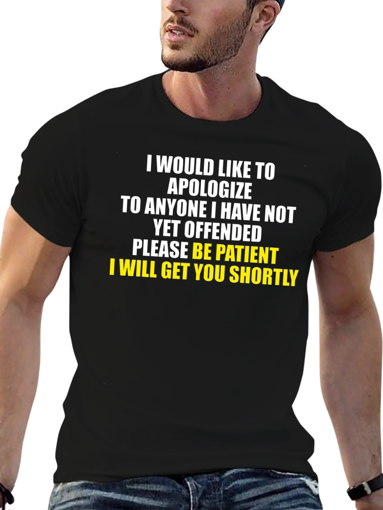 Apology T-Shirt Funny Offensive Sarcastic Humor