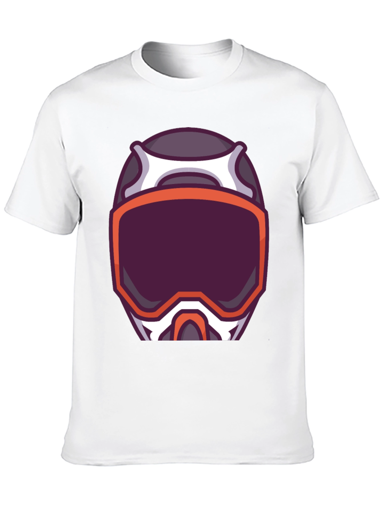 Helmet Graphic Tee - Bold Design Comfortable Fit