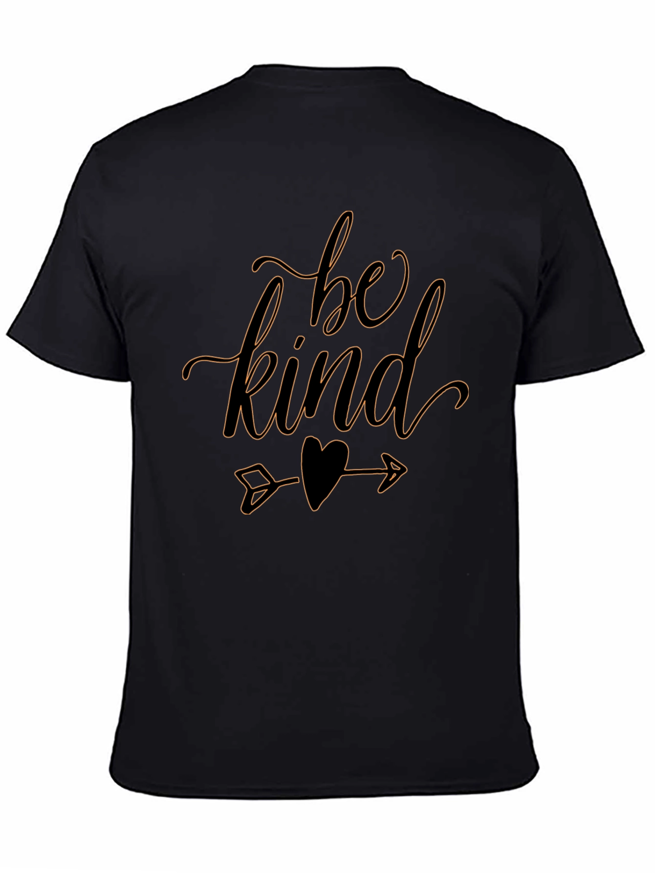 Be Kind Graphic Tee - Black Casual T-Shirt