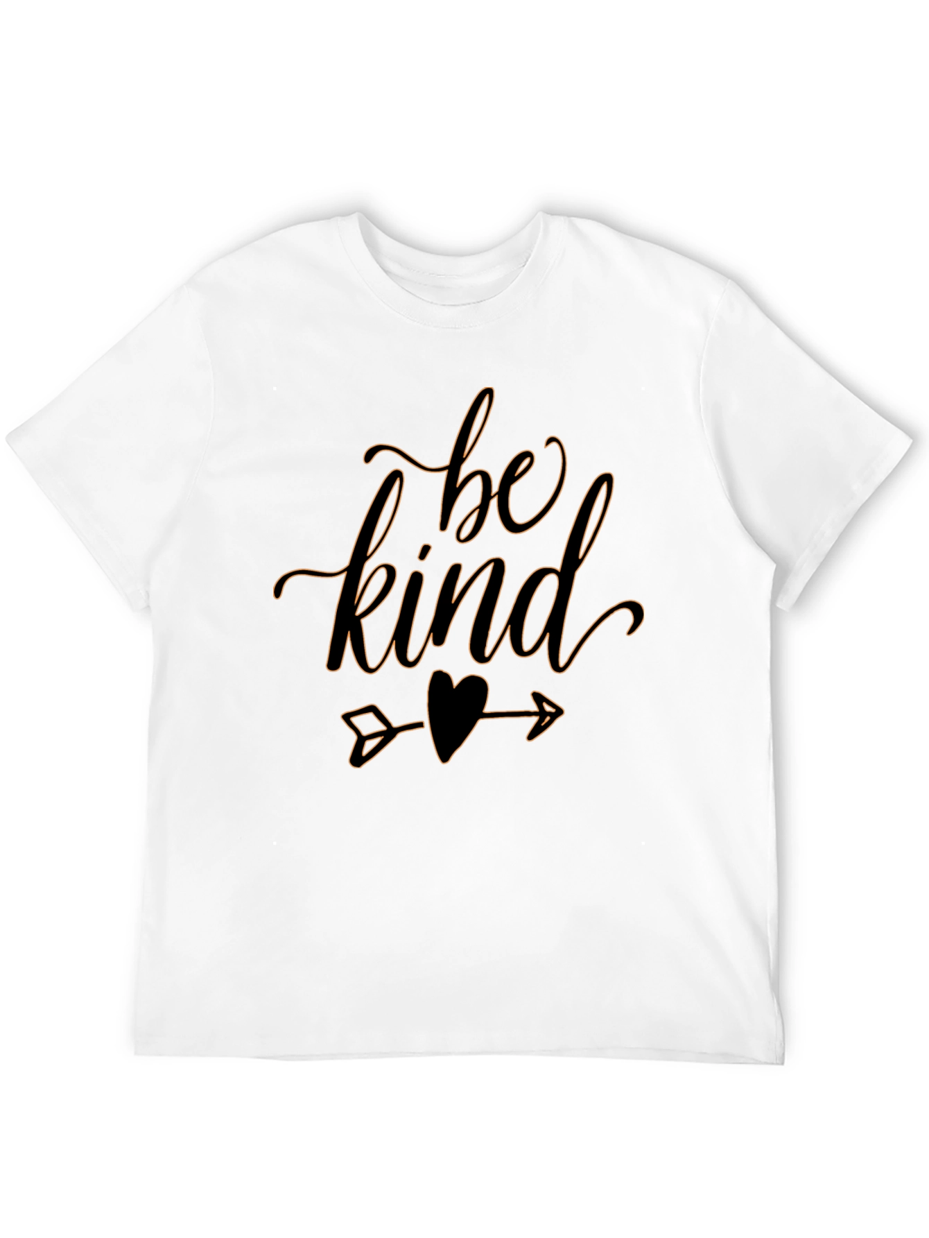 Be Kind Graphic Tee - Black Casual T-Shirt