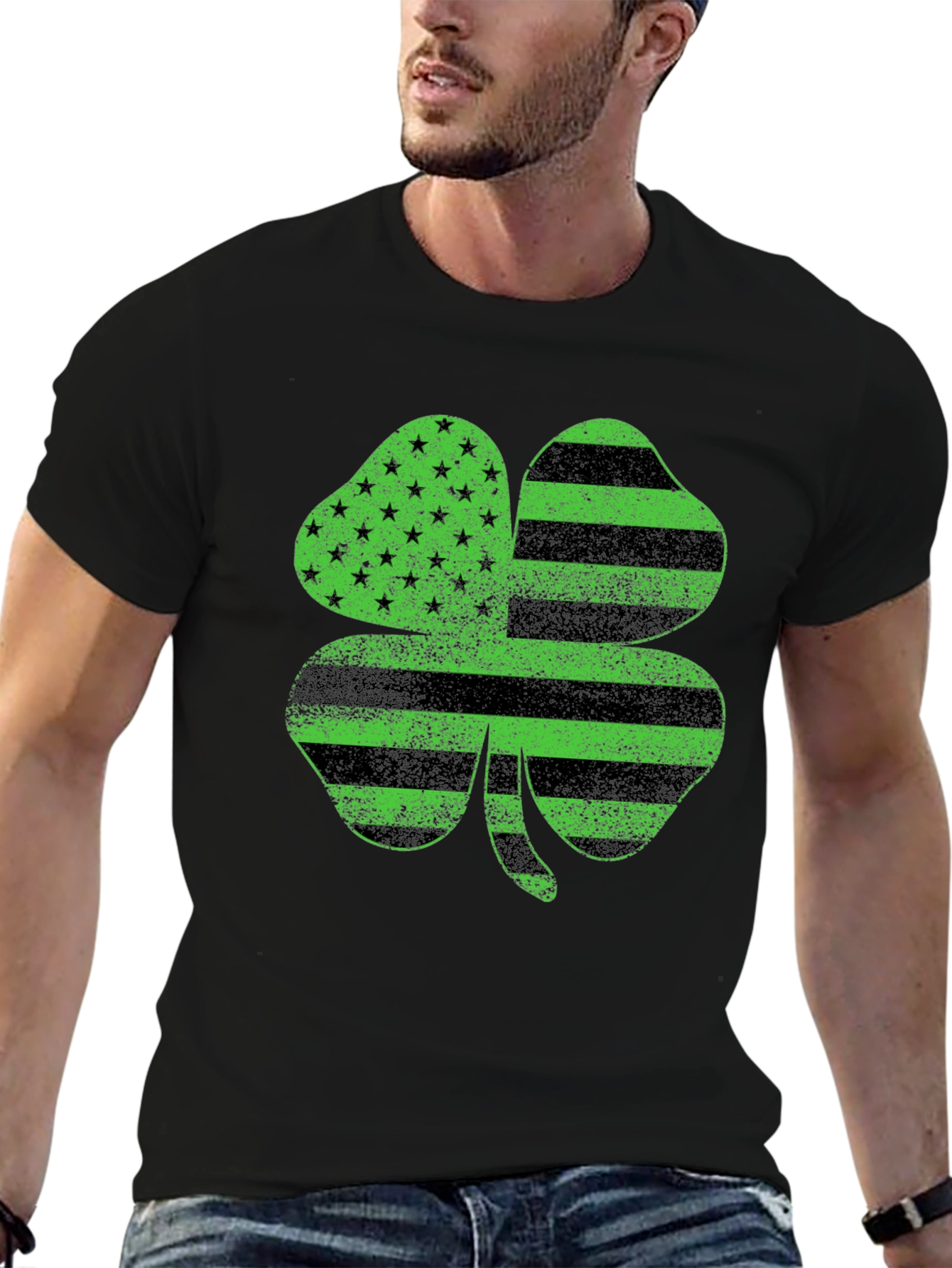 Shamrock USA Flag T-Shirt