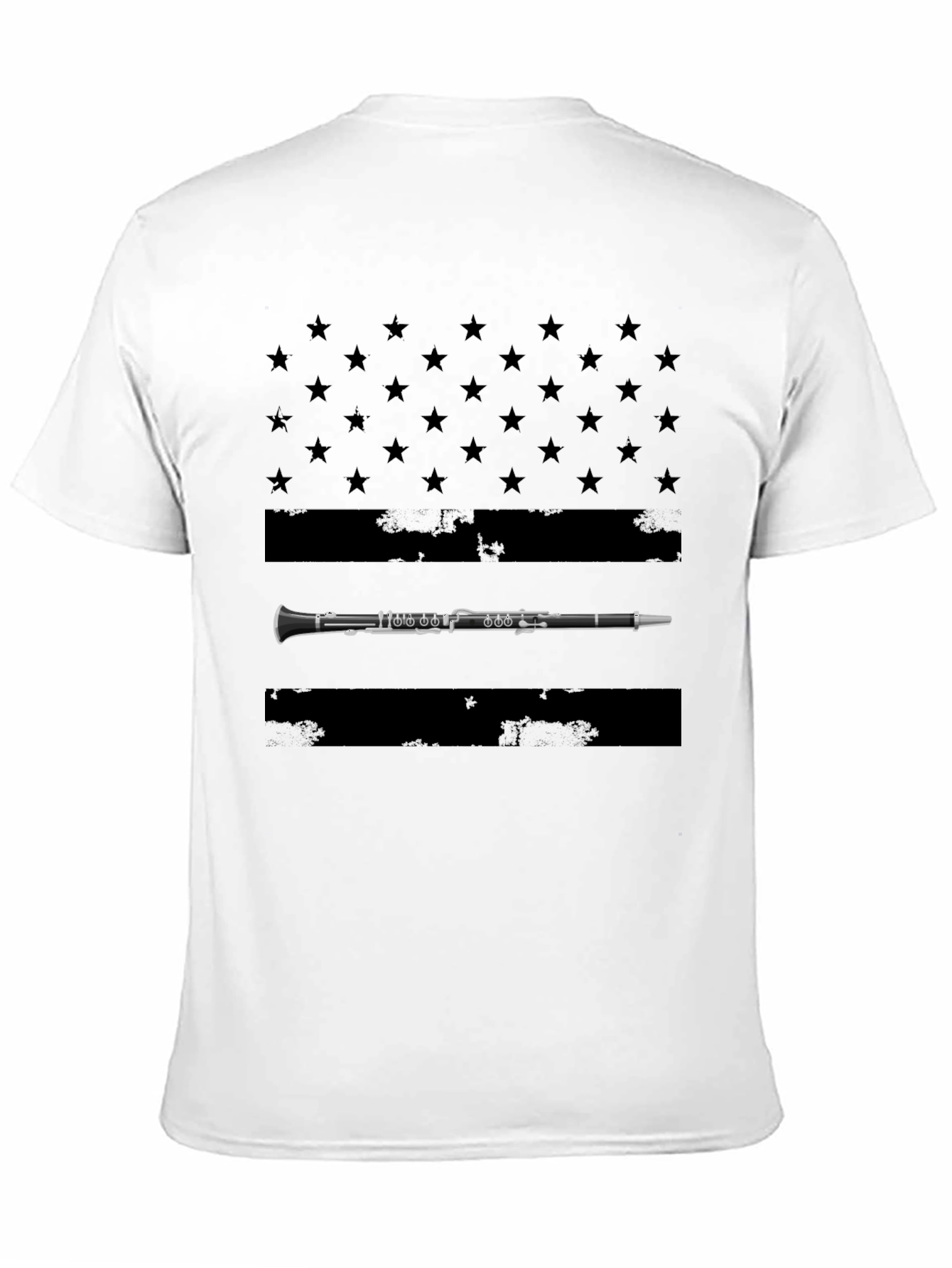 Clarinet American Flag T-Shirt