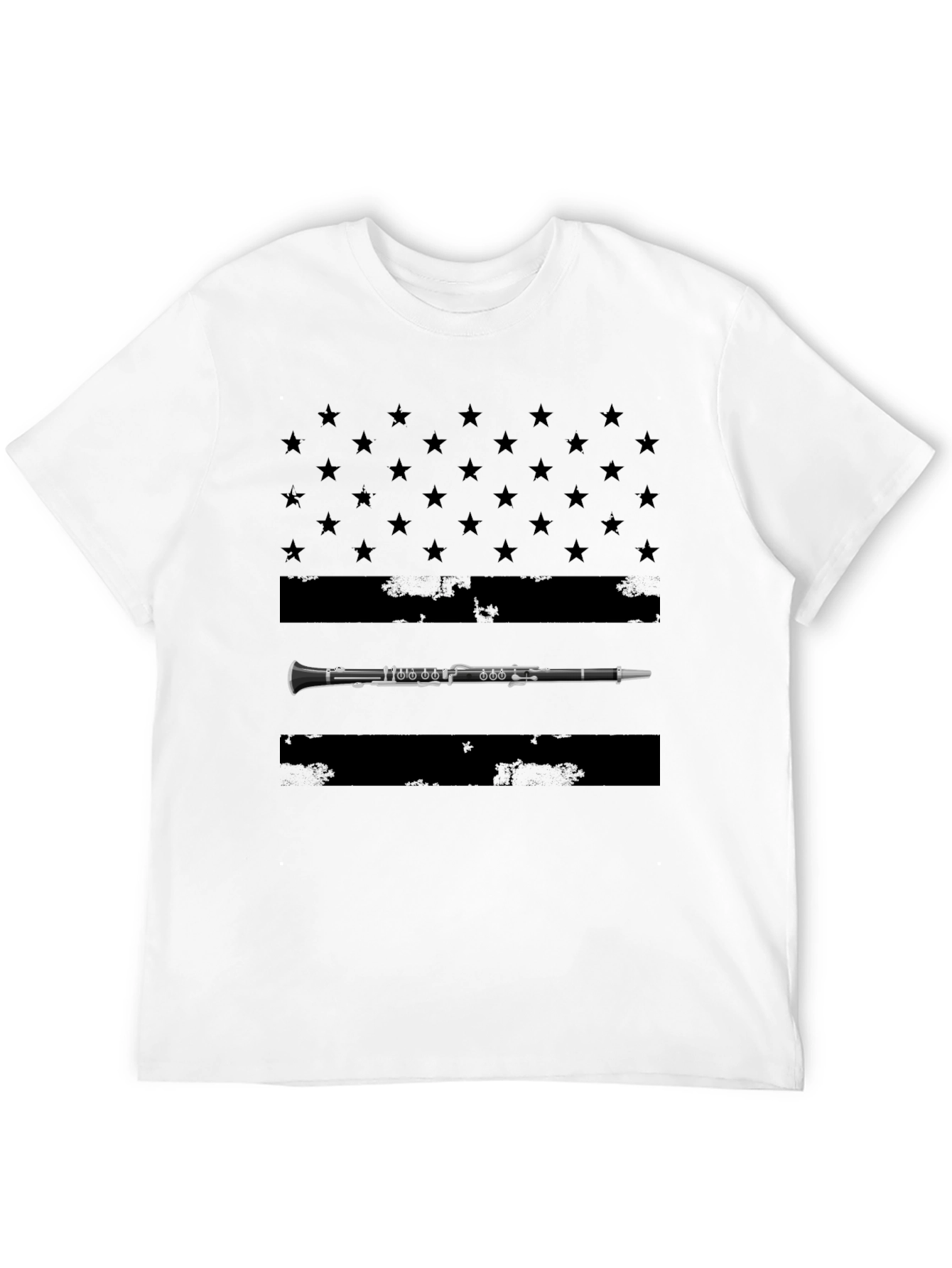 Clarinet American Flag T-Shirt