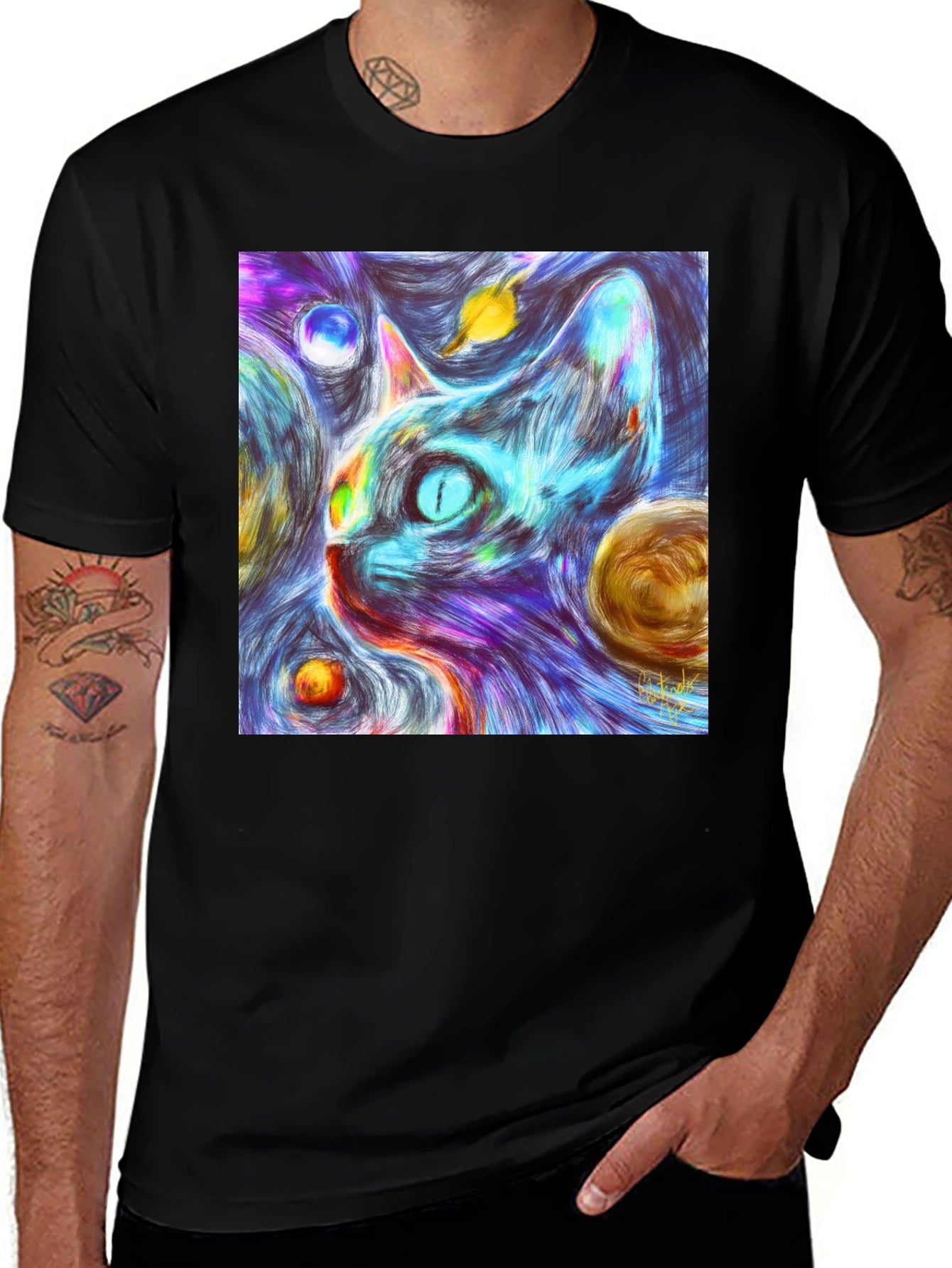 Galaxy Cat T-Shirt