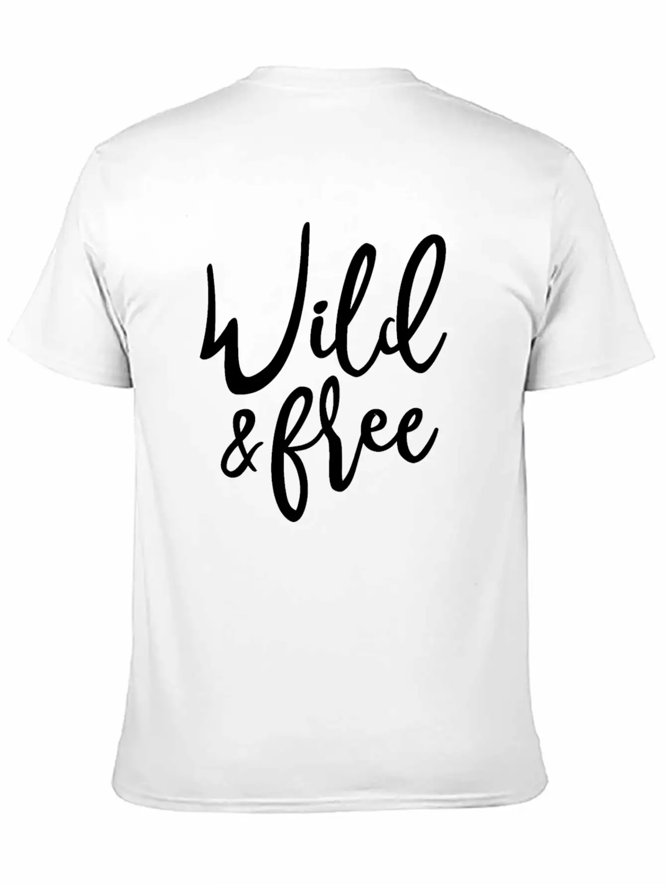 Wild And Free Unisex Casual T-Shirt – Clean Design For Daily Comfort