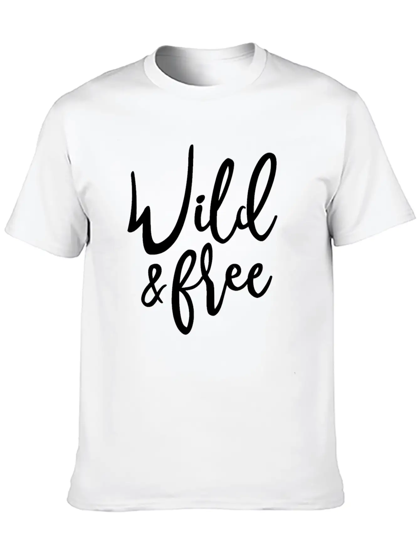 Wild And Free Unisex Casual T-Shirt – Clean Design For Daily Comfort