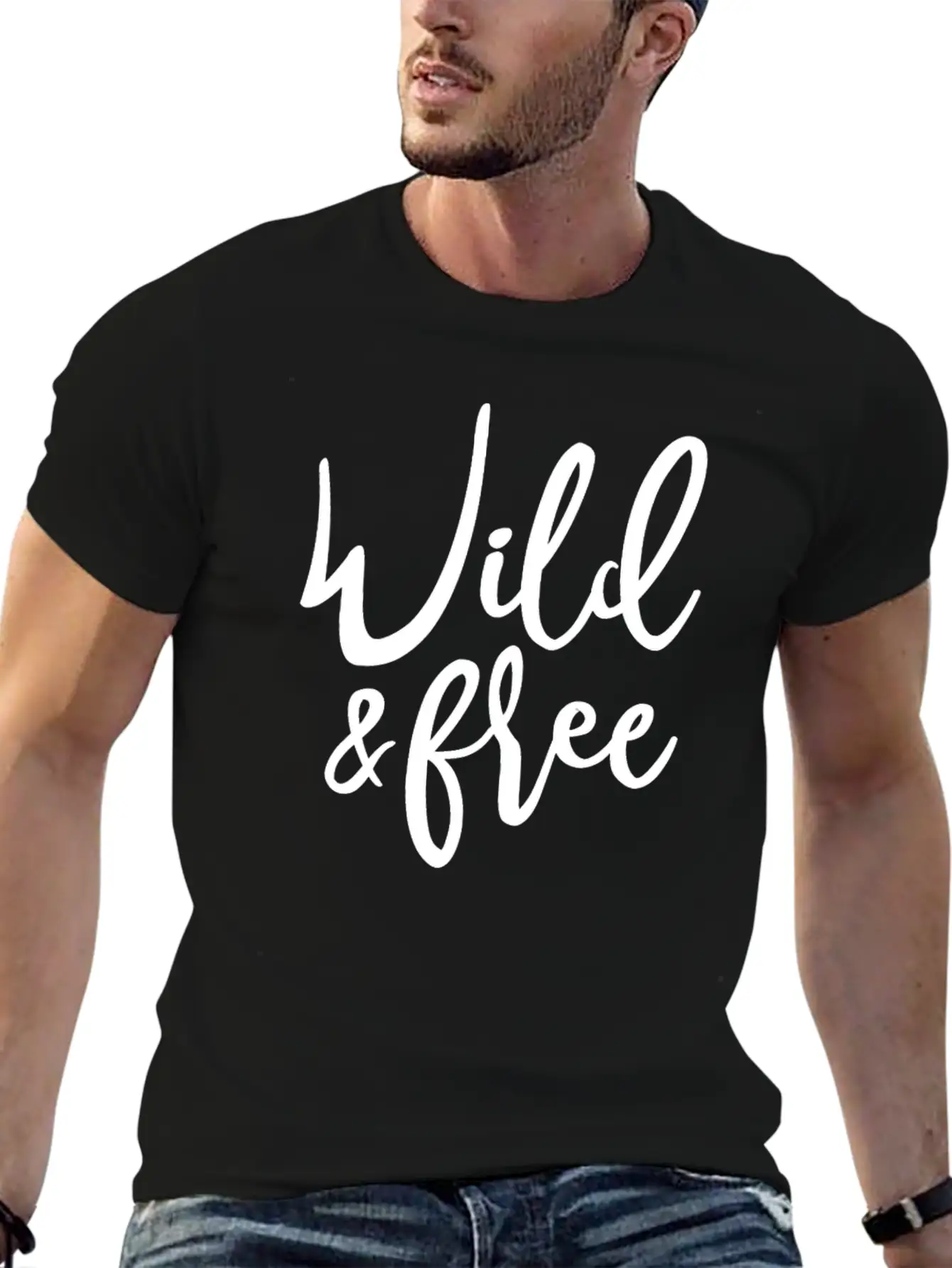 Wild And Free Unisex Casual T-Shirt – Clean Design For Daily Comfort