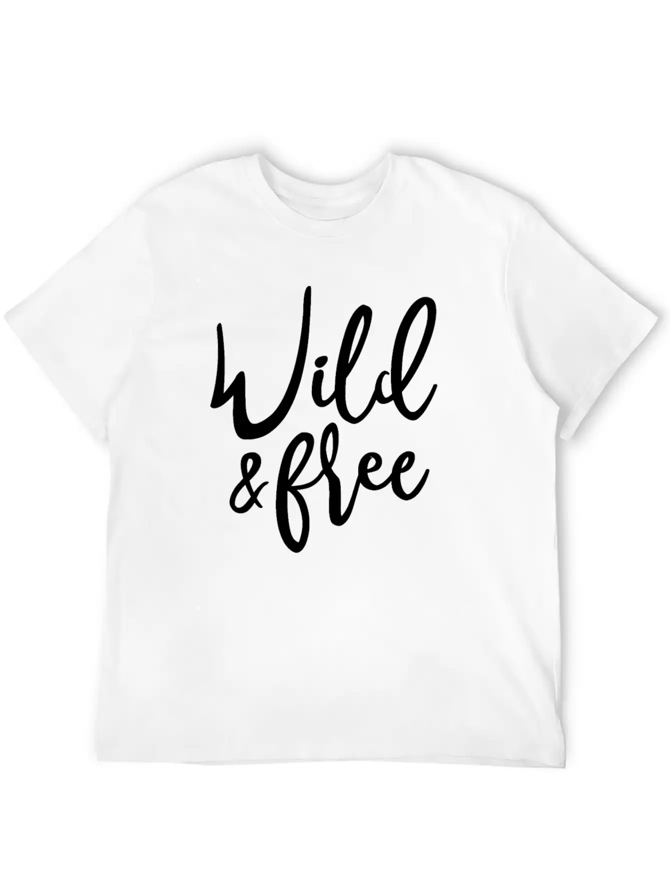 Wild And Free Unisex Casual T-Shirt – Clean Design For Daily Comfort
