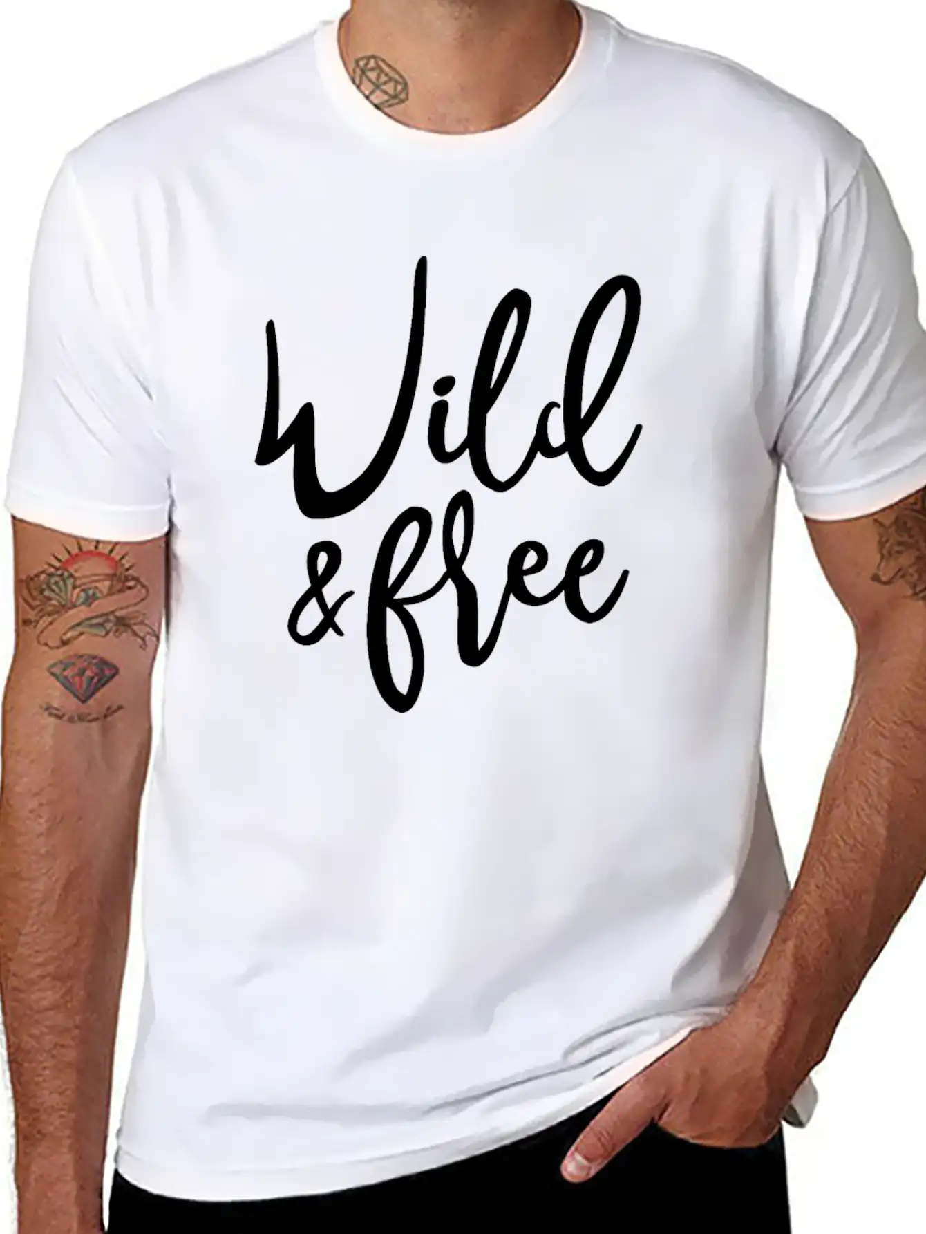 Wild And Free Unisex Casual T-Shirt – Clean Design For Daily Comfort