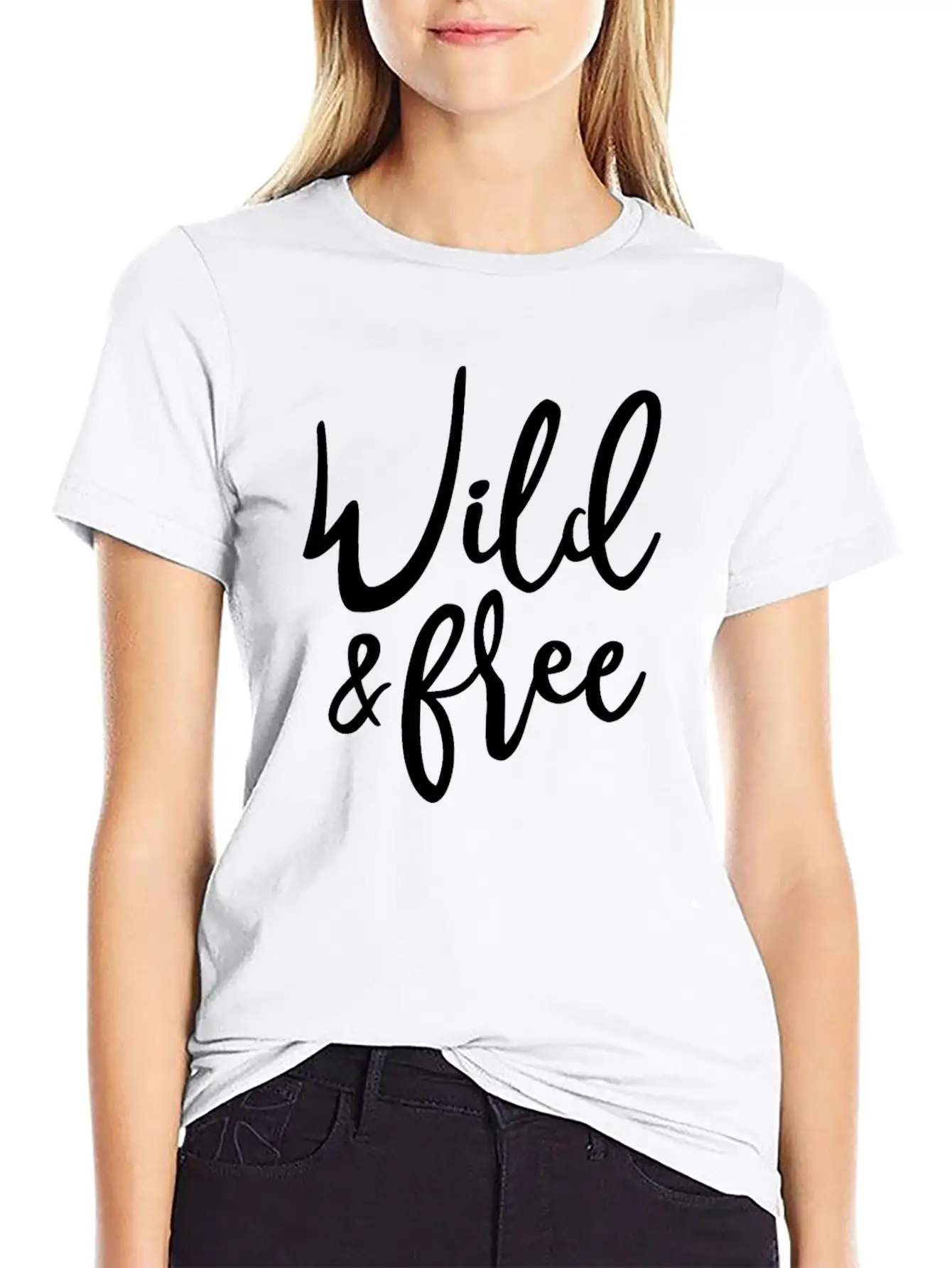 Wild And Free Unisex Casual T-Shirt – Clean Design For Daily Comfort