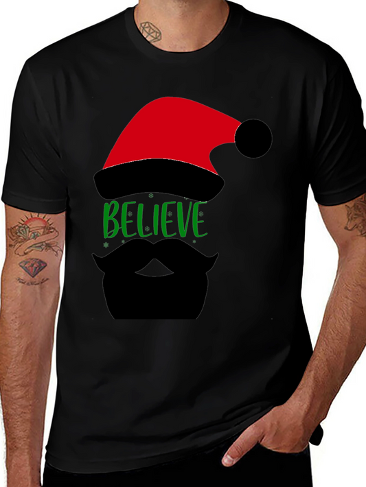 Believe Santa Beard T-Shirt
