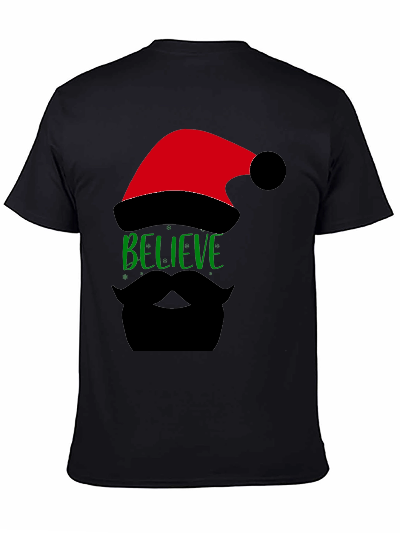Believe Santa Beard T-Shirt