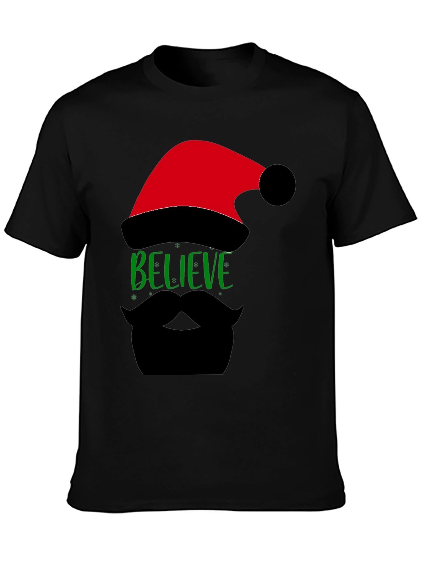 Believe Santa Beard T-Shirt