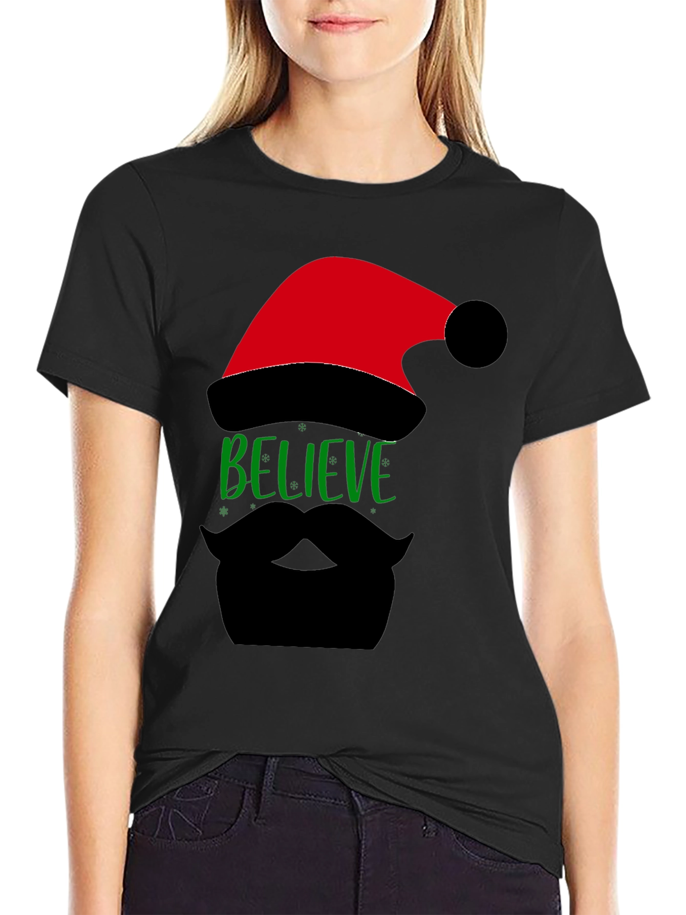 Believe Santa Beard T-Shirt