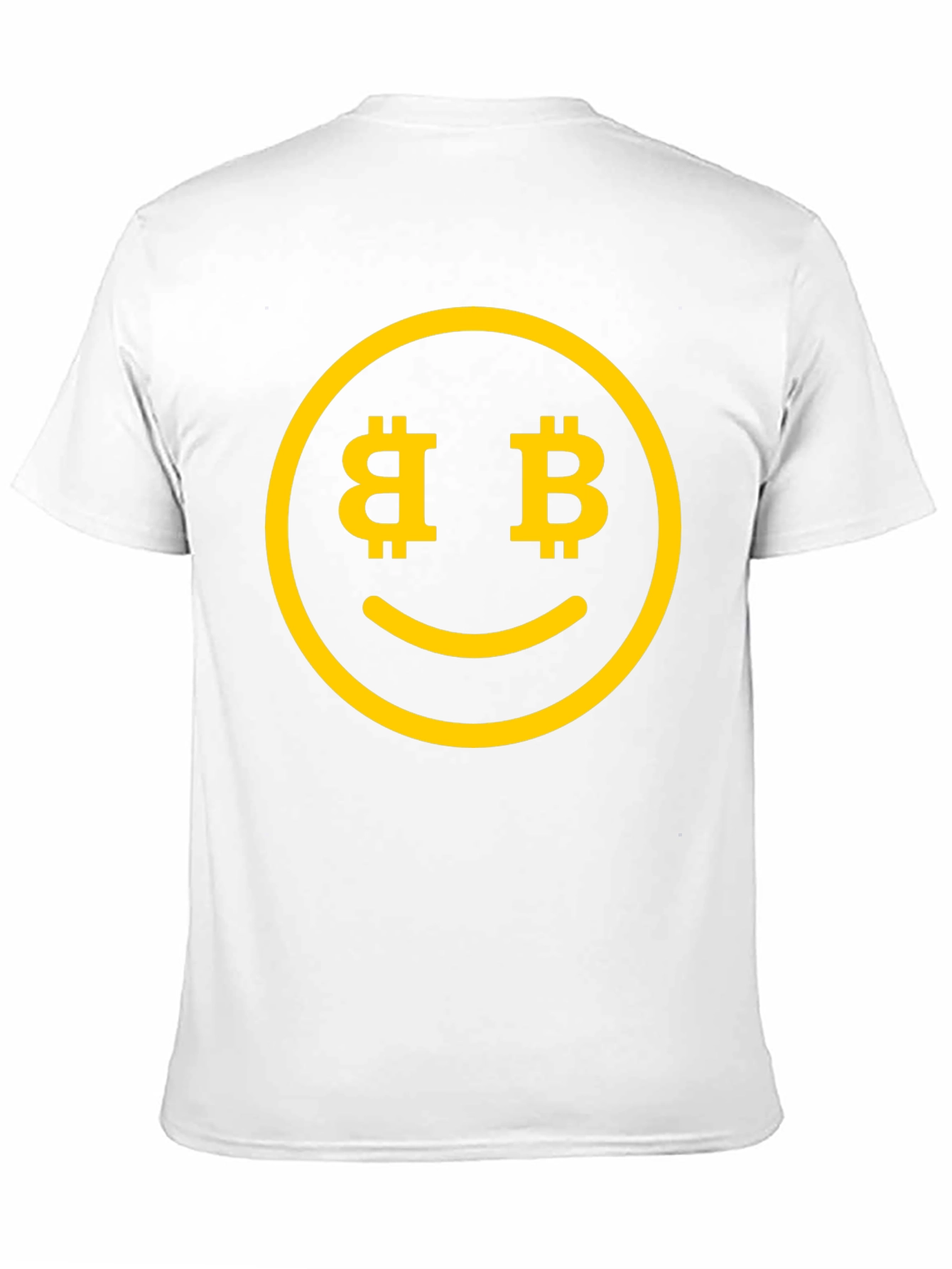 Bitcoin Smiley Face T-Shirt - Crypto Currency Tee