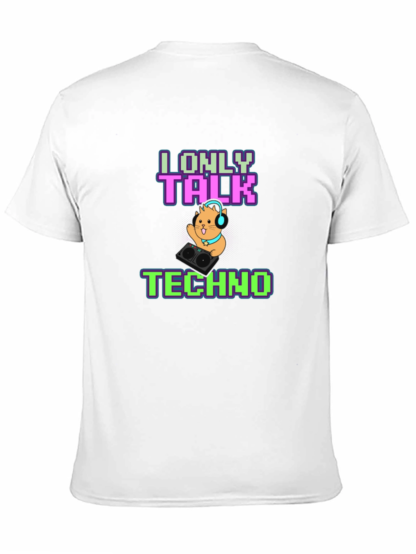 I Only Talk Techno T-Shirt - DJ Hamster