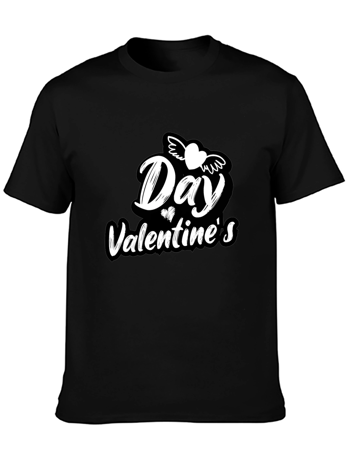 Valentines Day T-Shirt - Heart Wings Graphic Tee