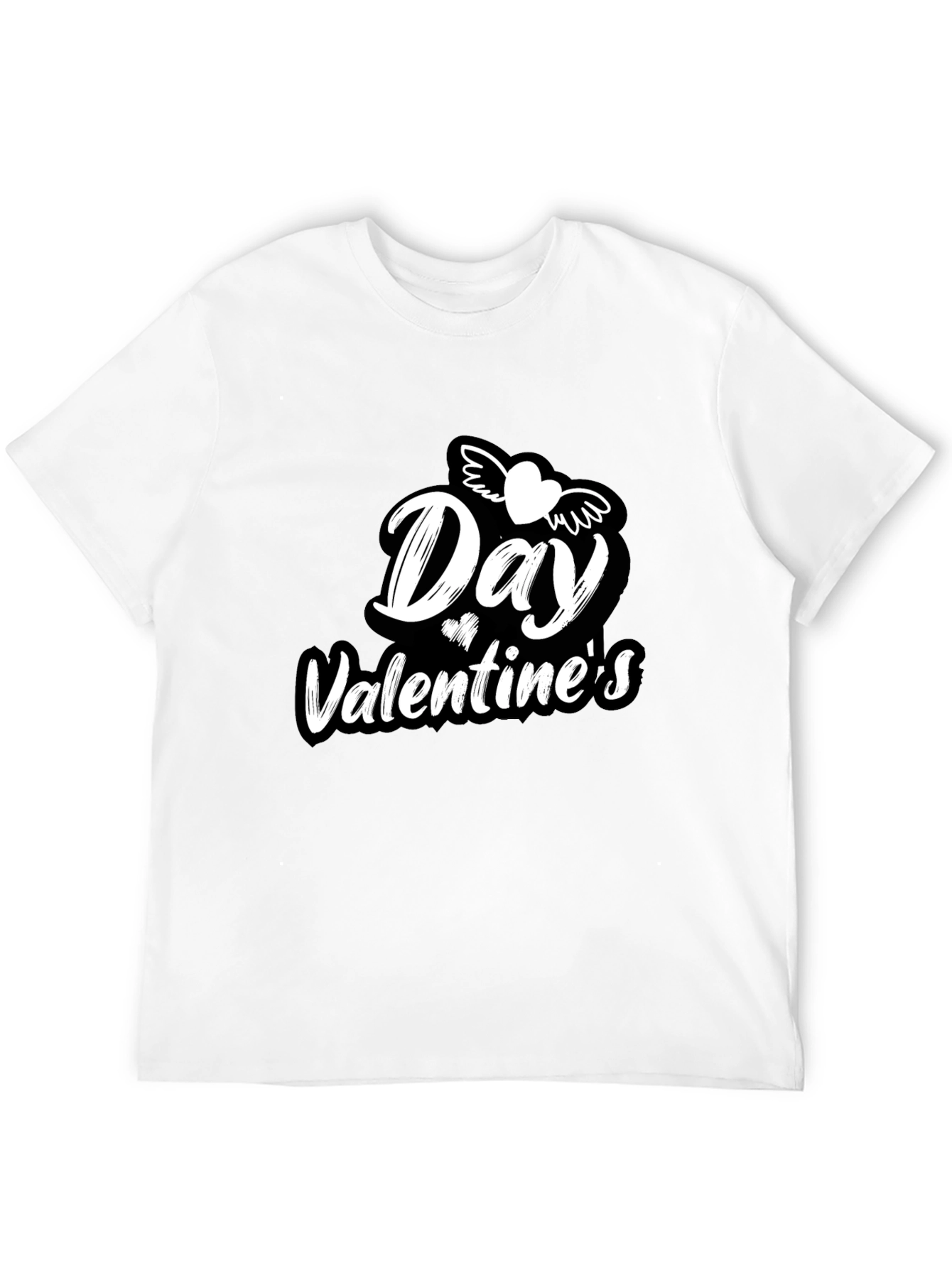 Valentines Day T-Shirt - Heart Wings Graphic Tee