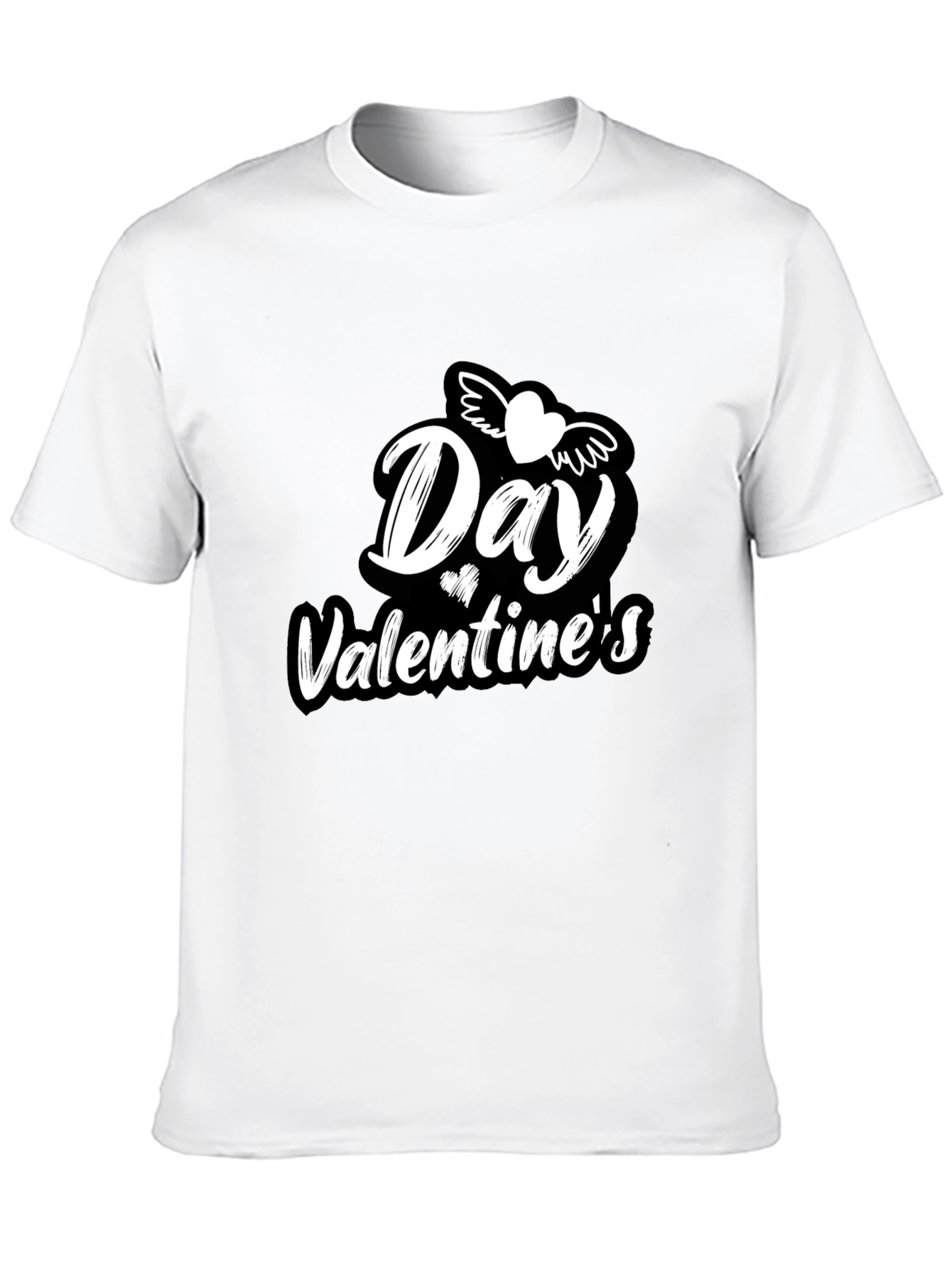 Valentines Day T-Shirt - Heart Wings Graphic Tee