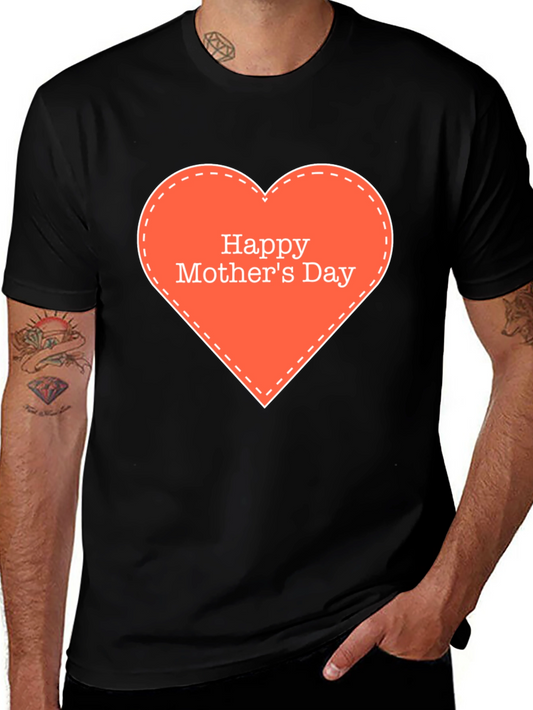 Happy Mothers Day Heart Graphic Tee