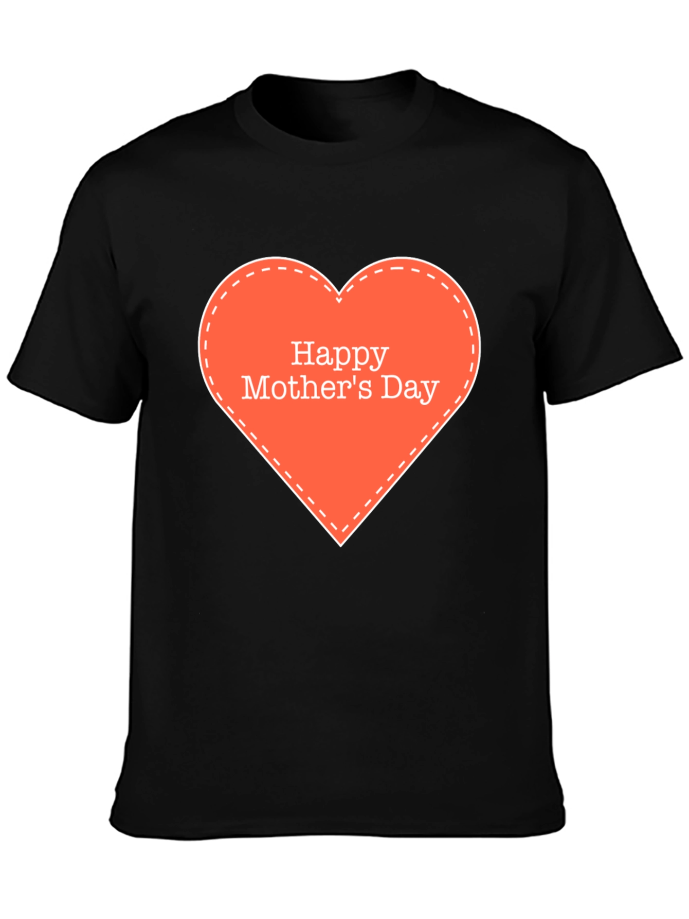Happy Mothers Day Heart Graphic Tee