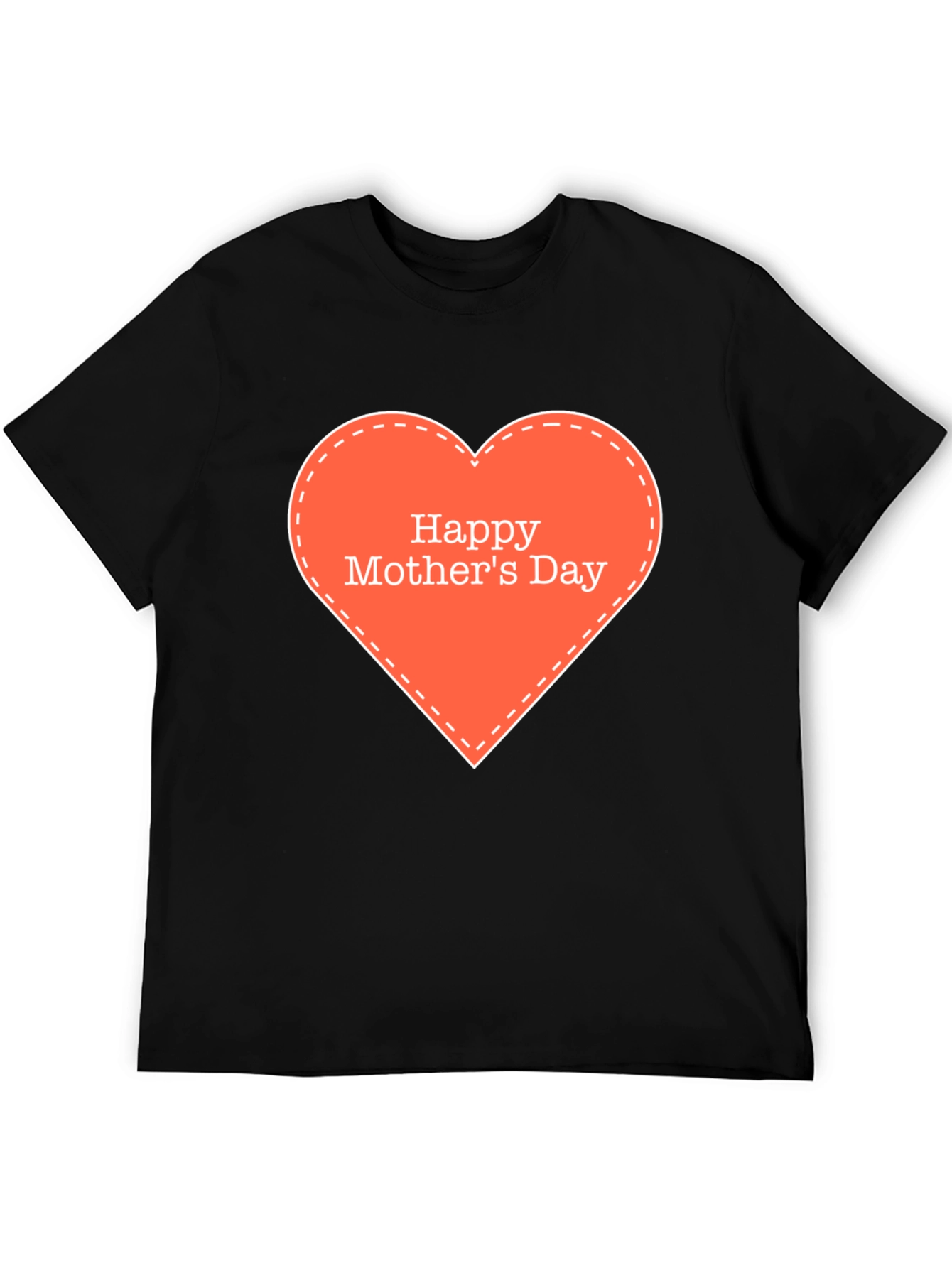 Happy Mothers Day Heart Graphic Tee