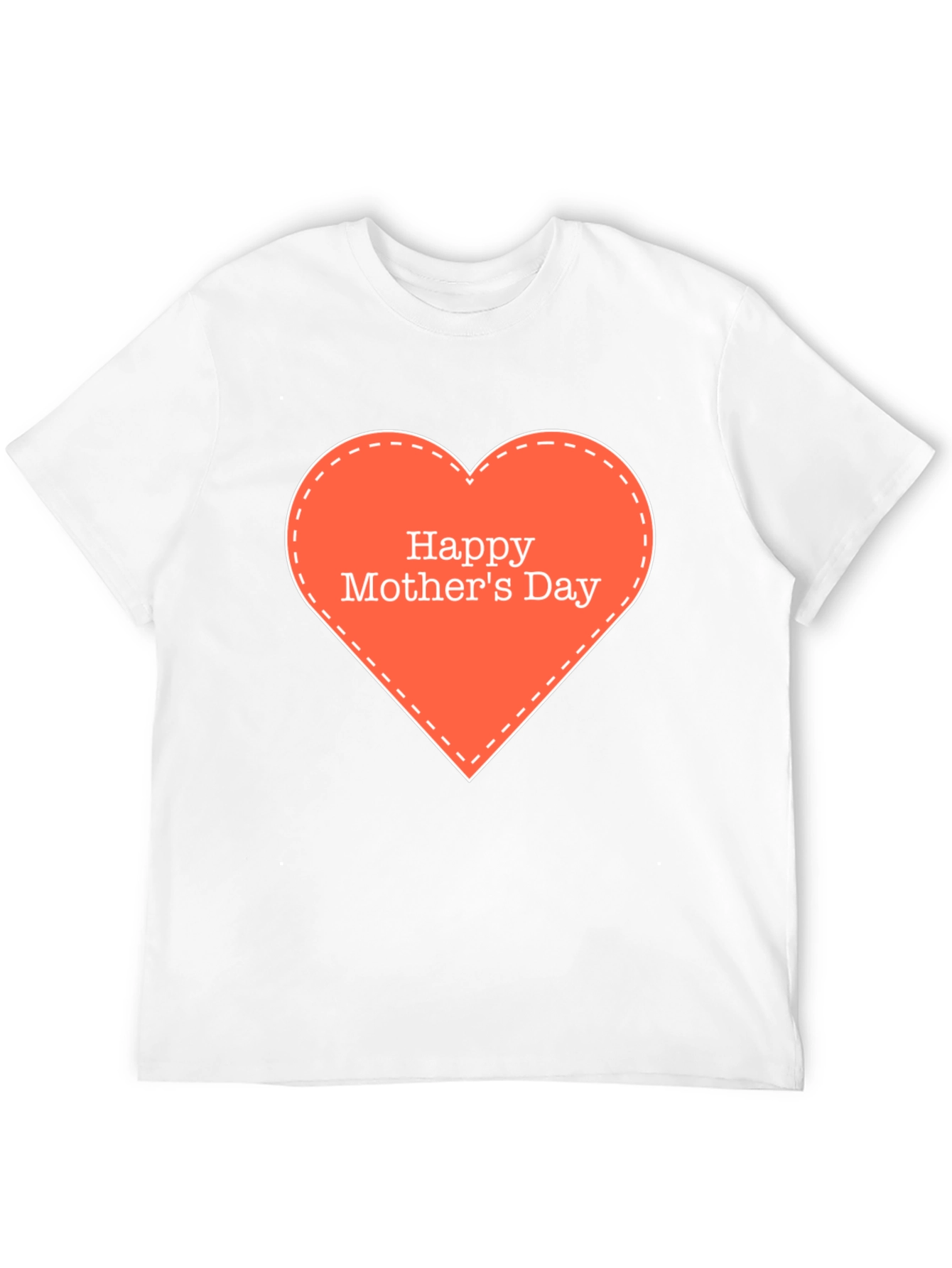 Happy Mothers Day Heart Graphic Tee