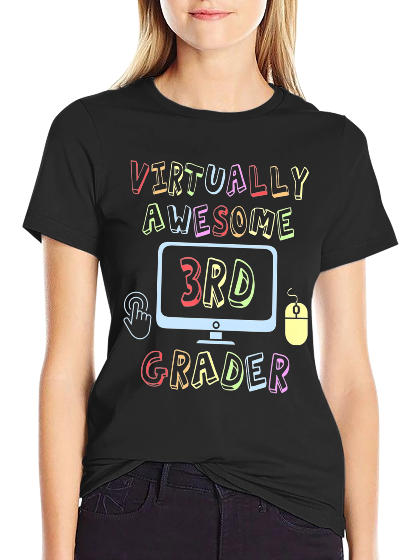 Virtually Awesome 3rd Grader T-Shirt