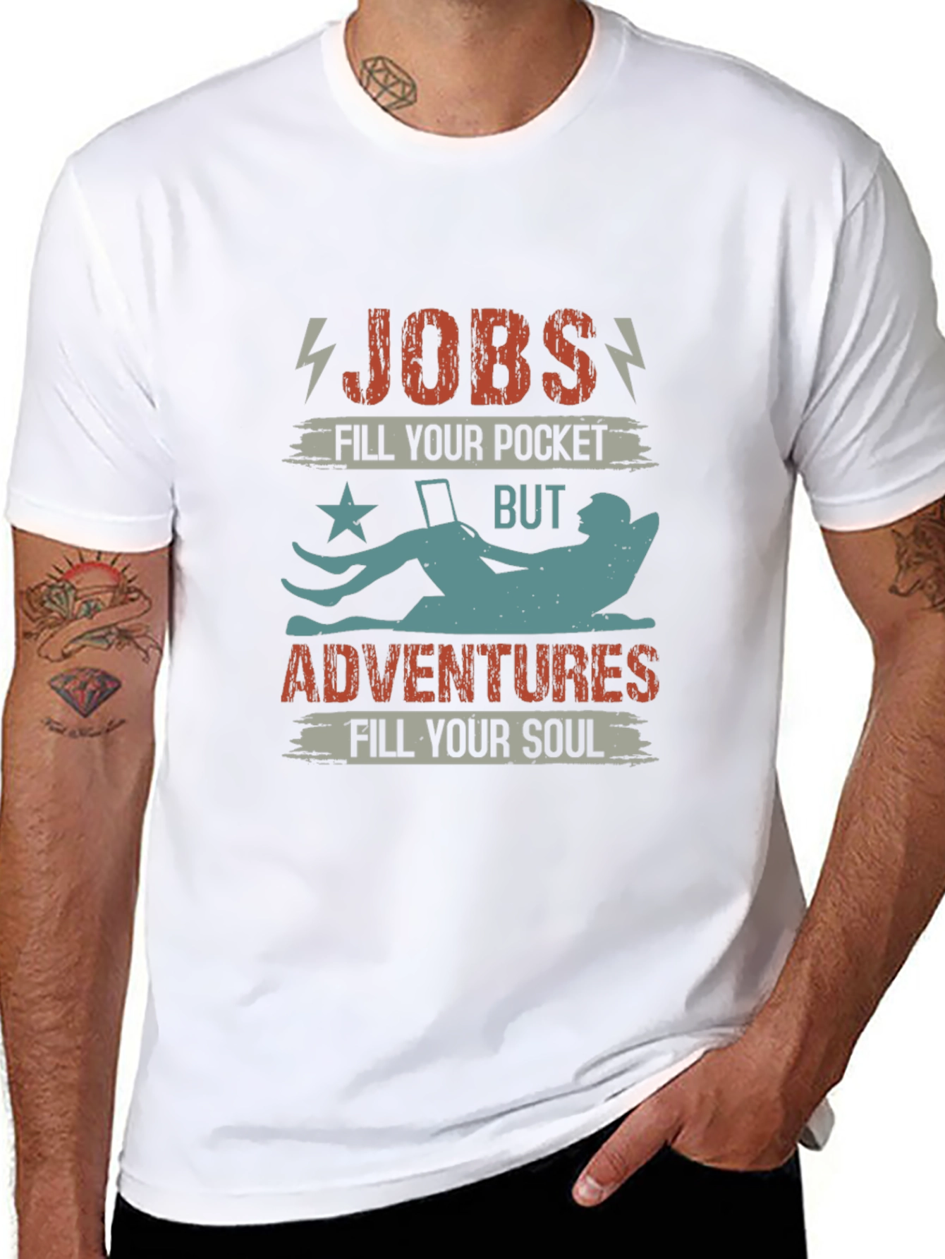 Jobs vs Adventures T-Shirt