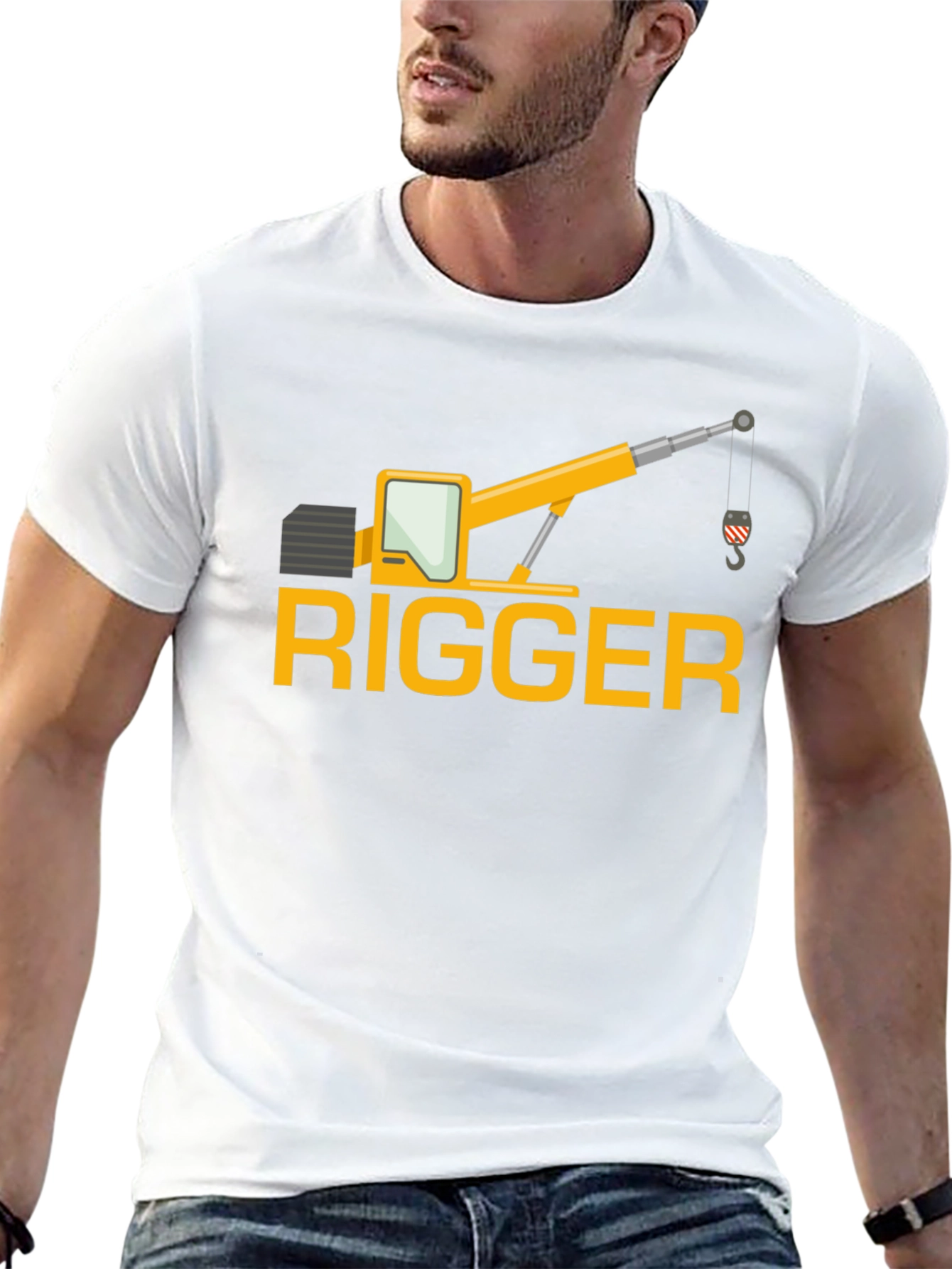 Rigger Crane Operator Graphic T-Shirt - Heavy Duty