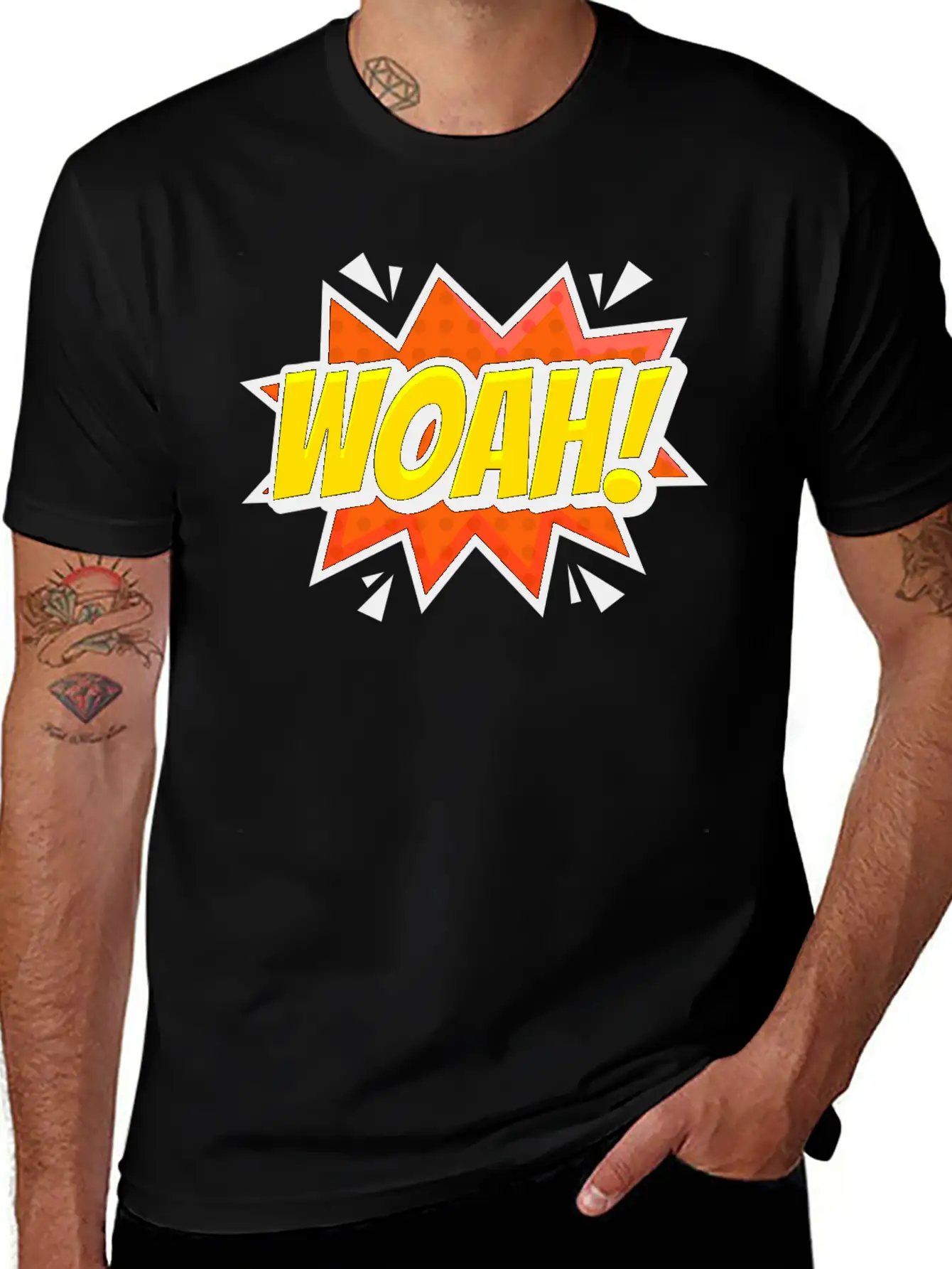 Woah Surprise Unisex Casual T-Shirt – Clean Design For Daily Comfort