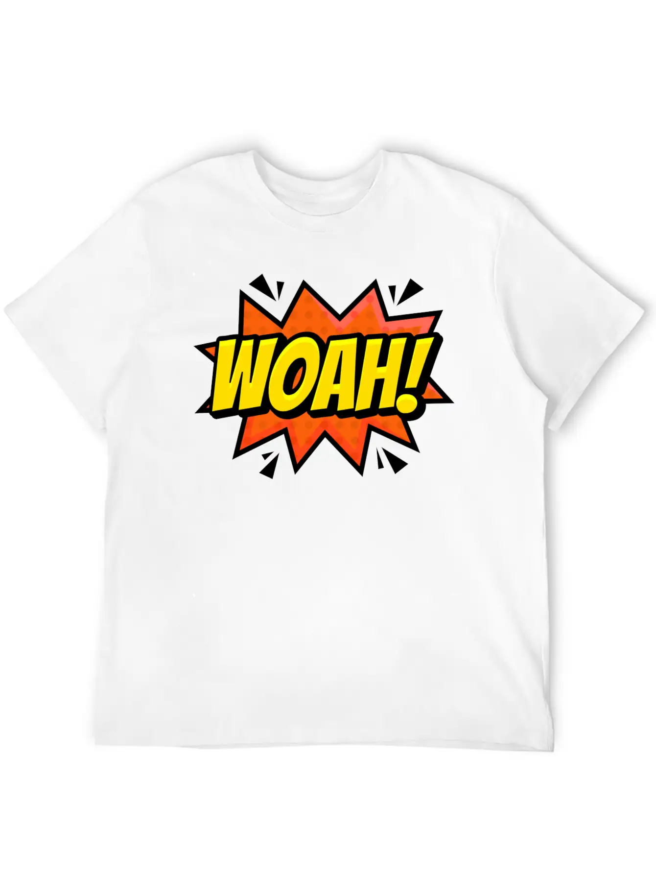 Woah Surprise Unisex Casual T-Shirt – Clean Design For Daily Comfort