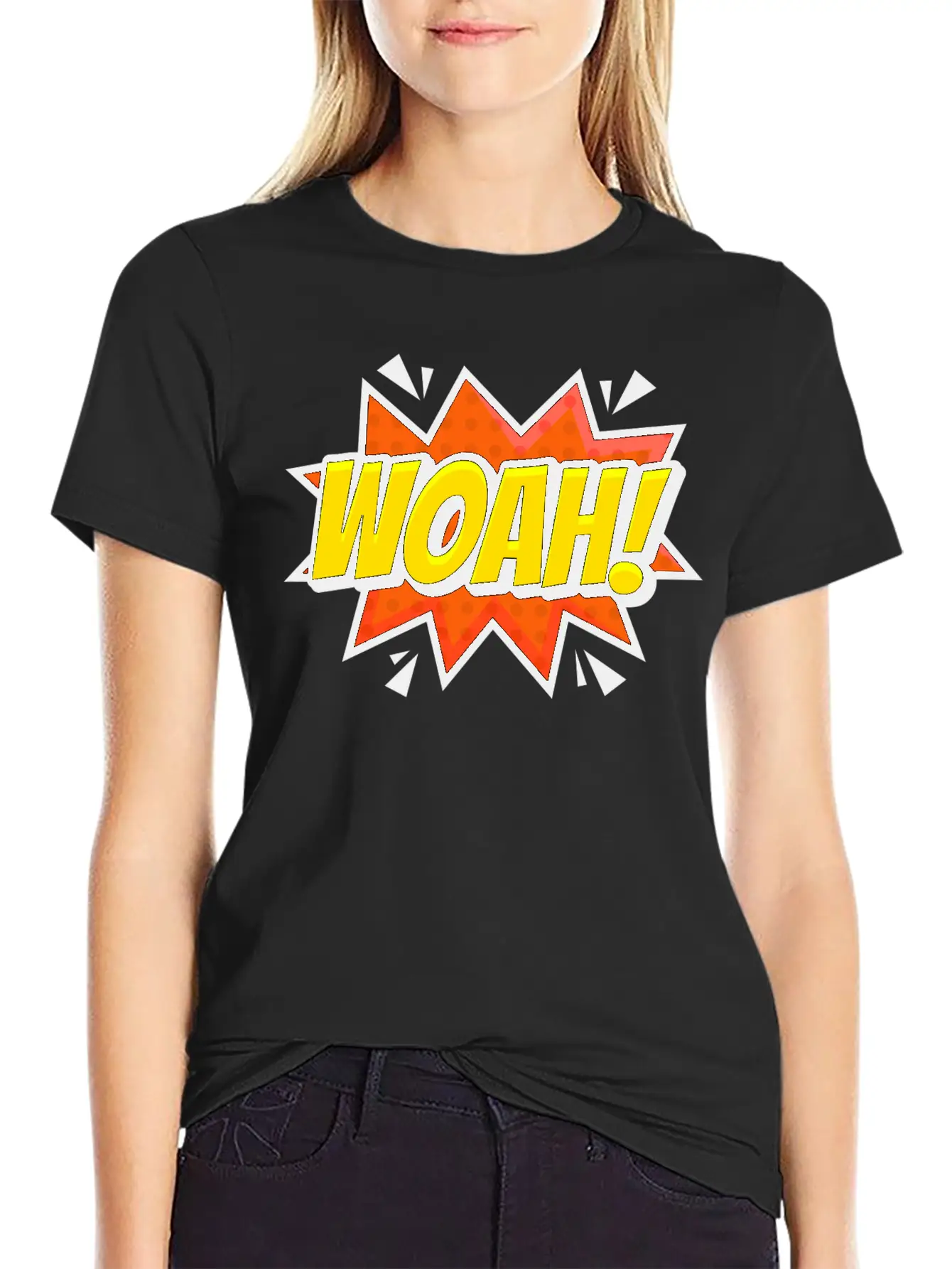 Woah Surprise Unisex Casual T-Shirt – Clean Design For Daily Comfort