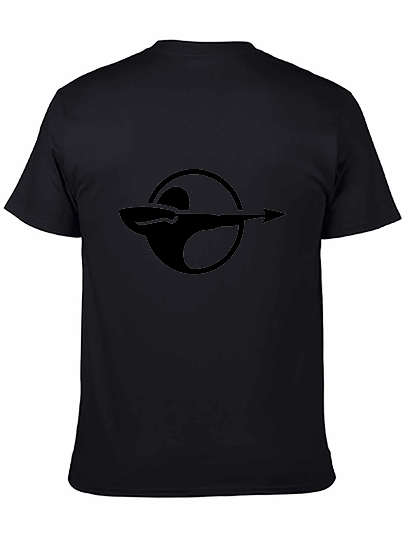 Archer Graphic Tee - Minimalist Black T-Shirt