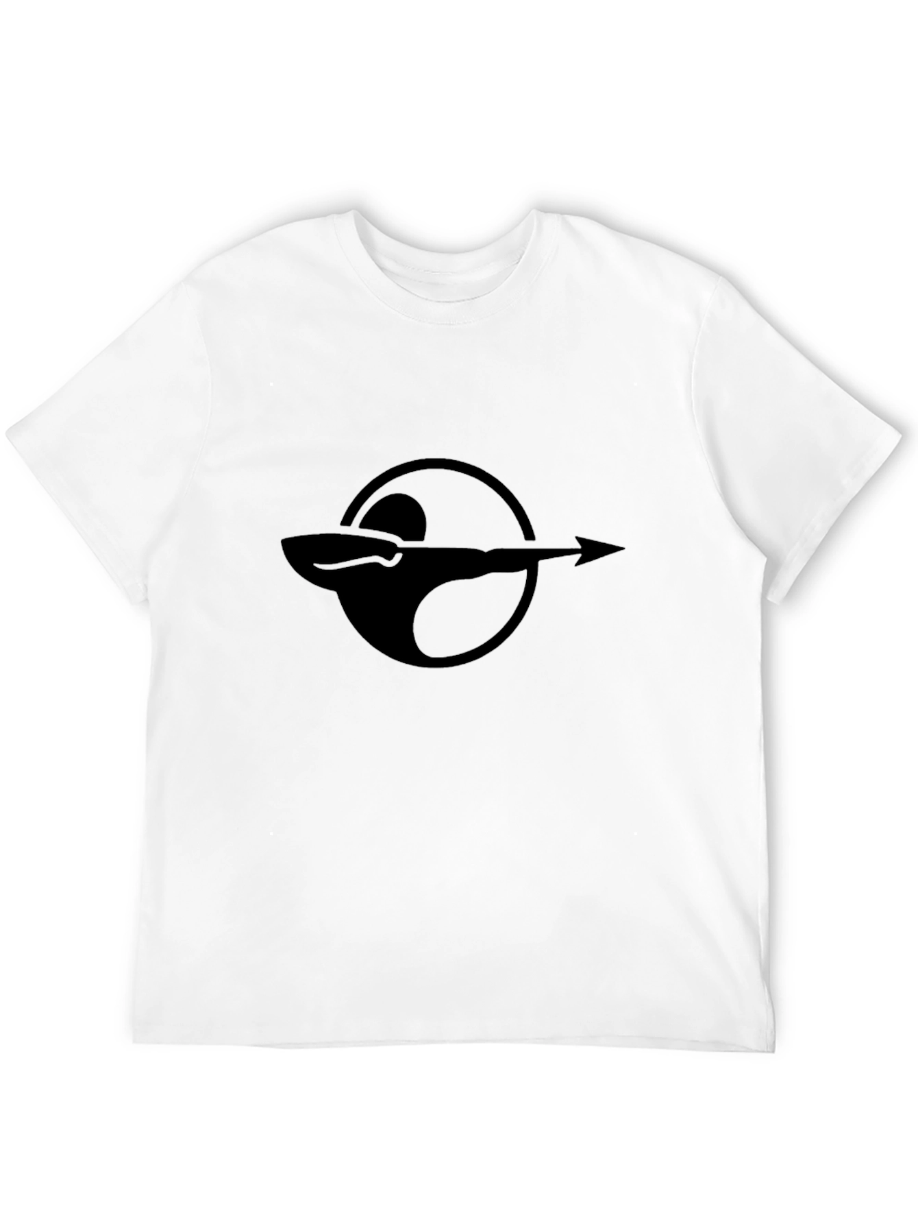 Archer Graphic Tee - Minimalist Black T-Shirt