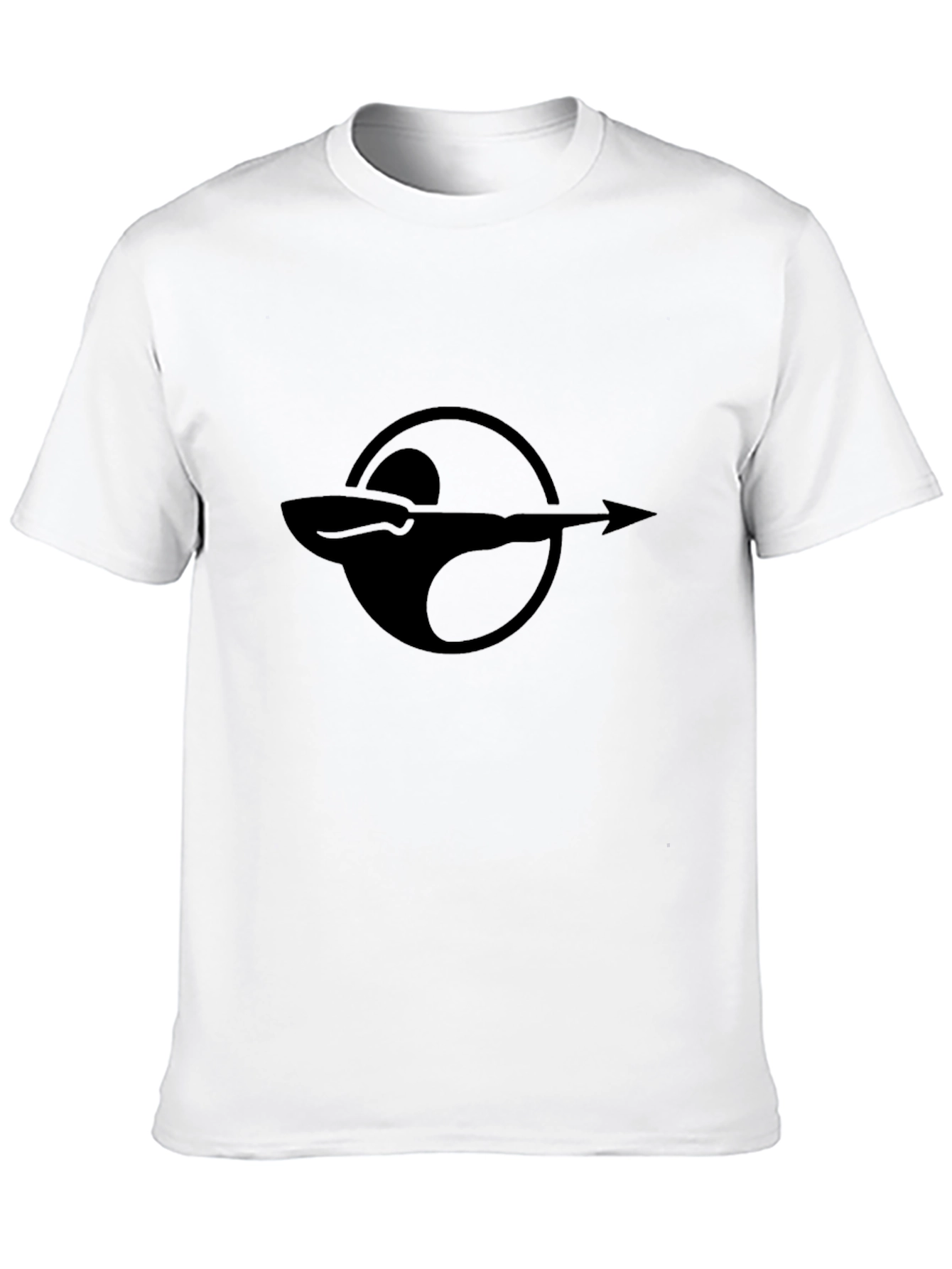 Archer Graphic Tee - Minimalist Black T-Shirt