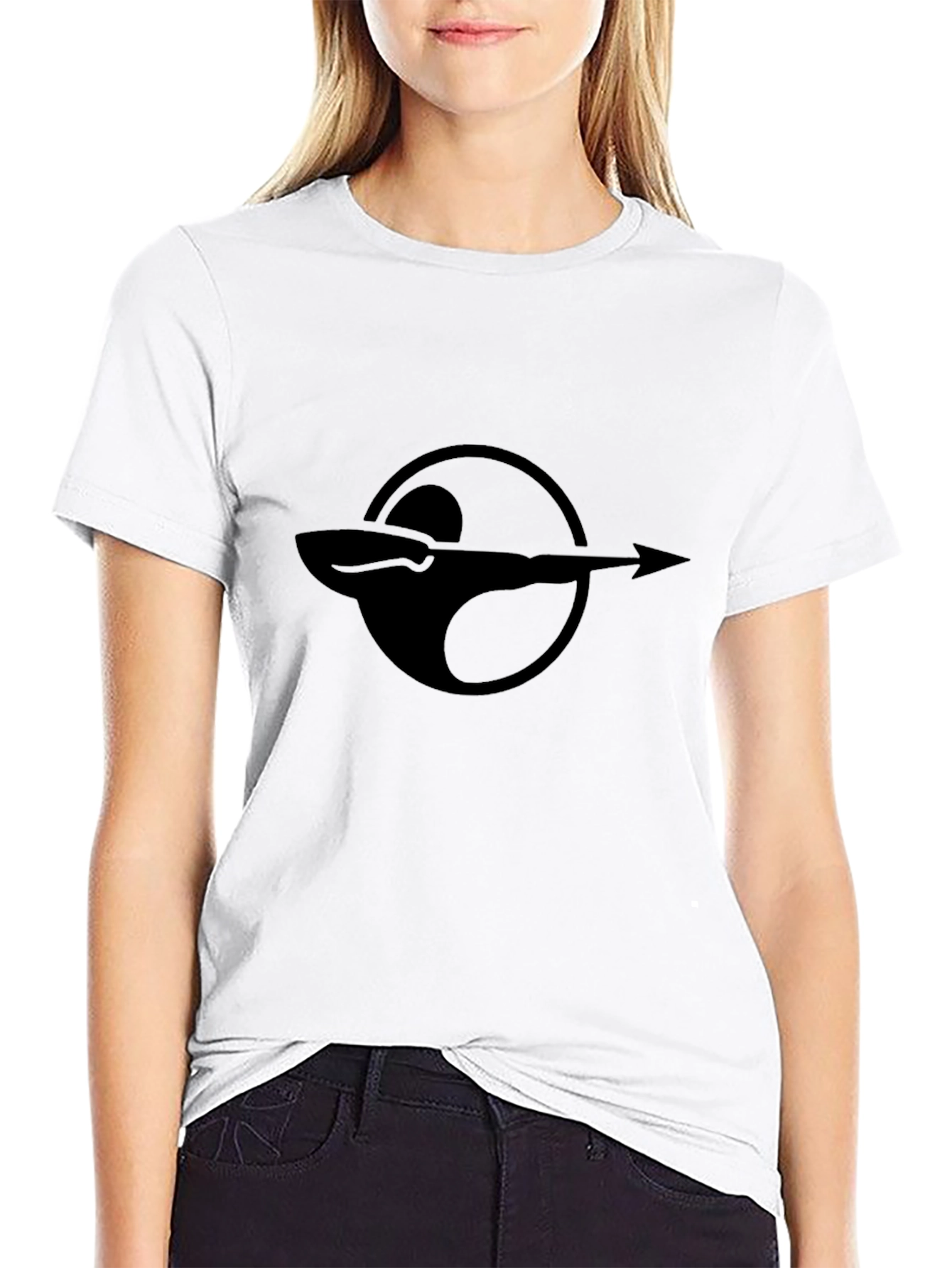 Archer Graphic Tee - Minimalist Black T-Shirt