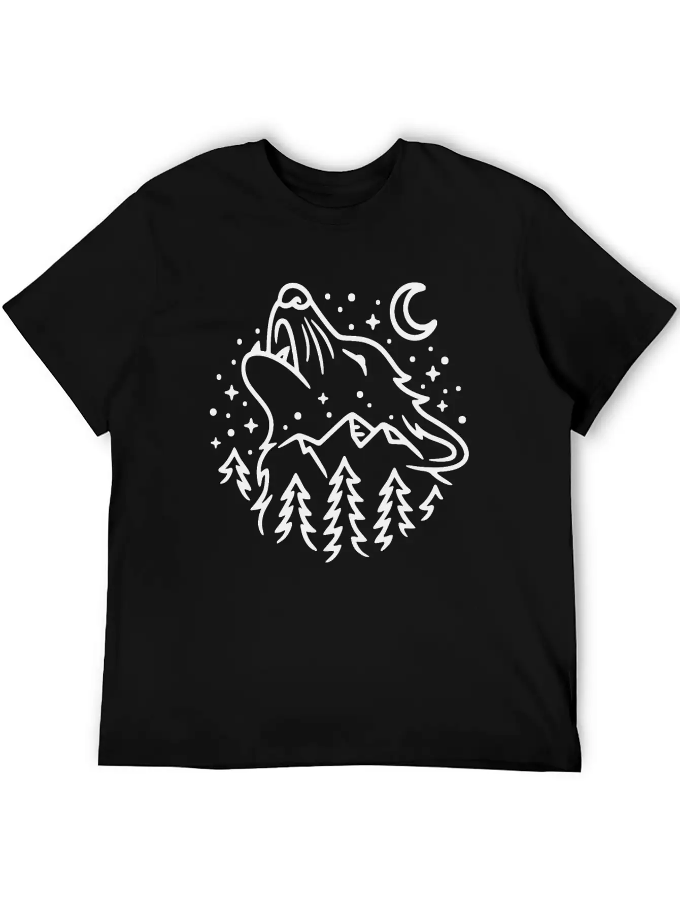 Wolf Dog Wolf Head Wolves - Wolf Unisex Casual T-Shirt – Clean Design For Daily Comfort