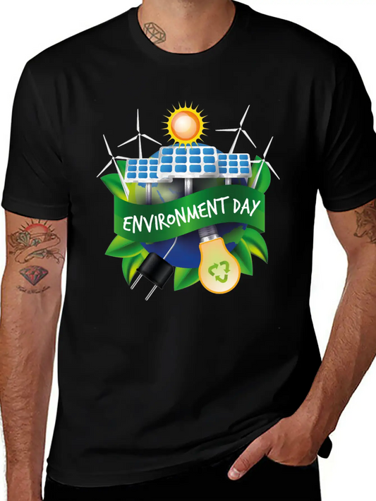 World Environment Day Working Together To Protect Unisex Casual T-Shirt – Clean Design For Daily Comfort