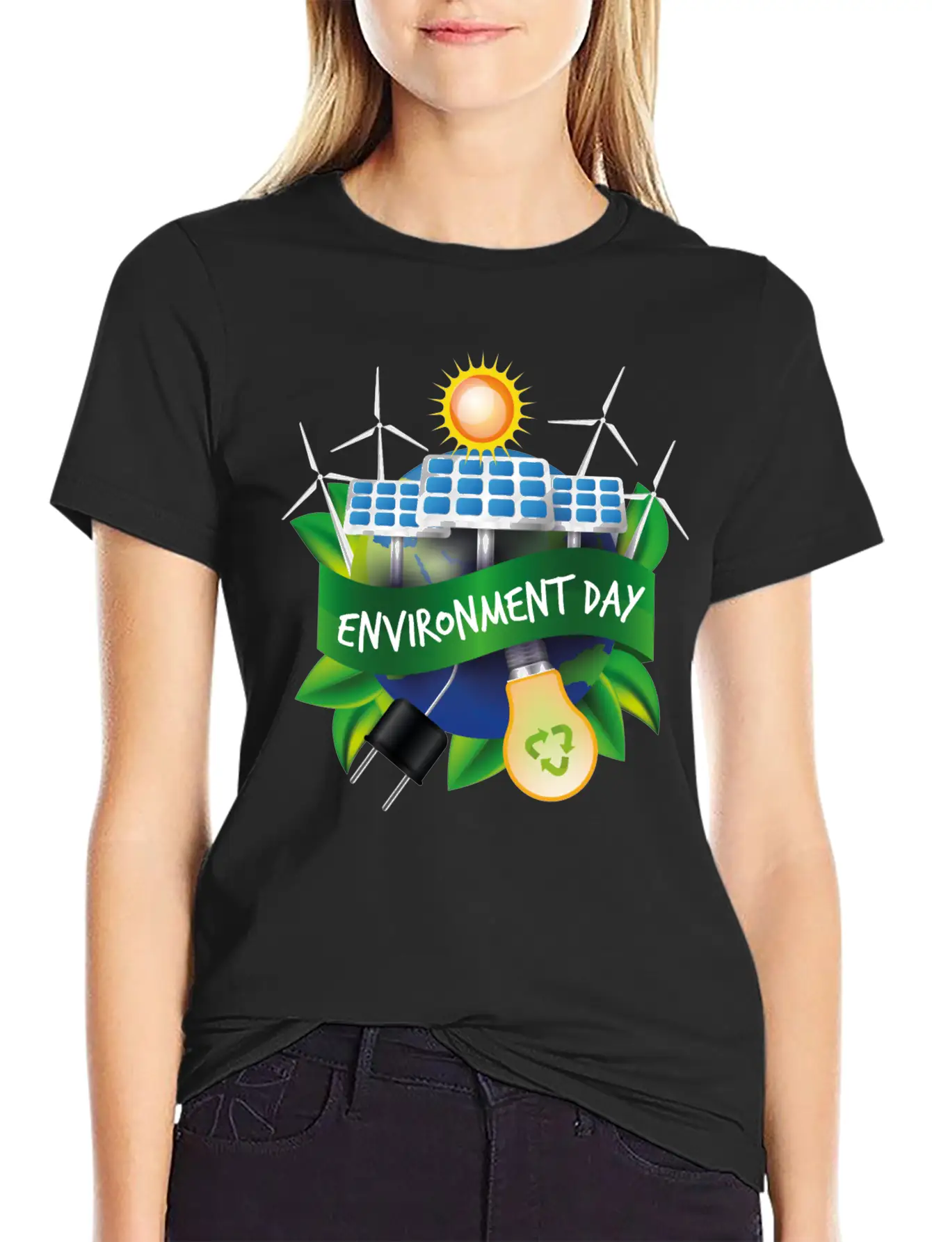 World Environment Day Working Together To Protect Unisex Casual T-Shirt – Clean Design For Daily Comfort
