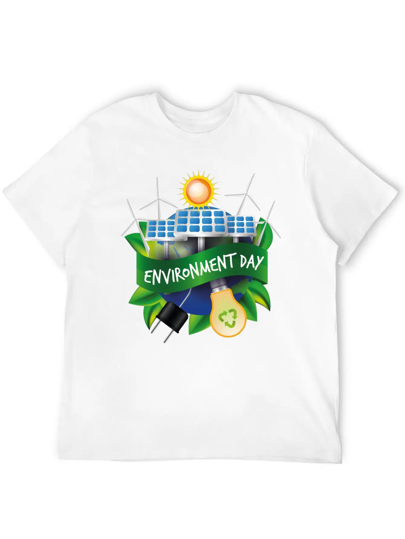 World Environment Day Working Together To Protect Unisex Casual T-Shirt – Clean Design For Daily Comfort