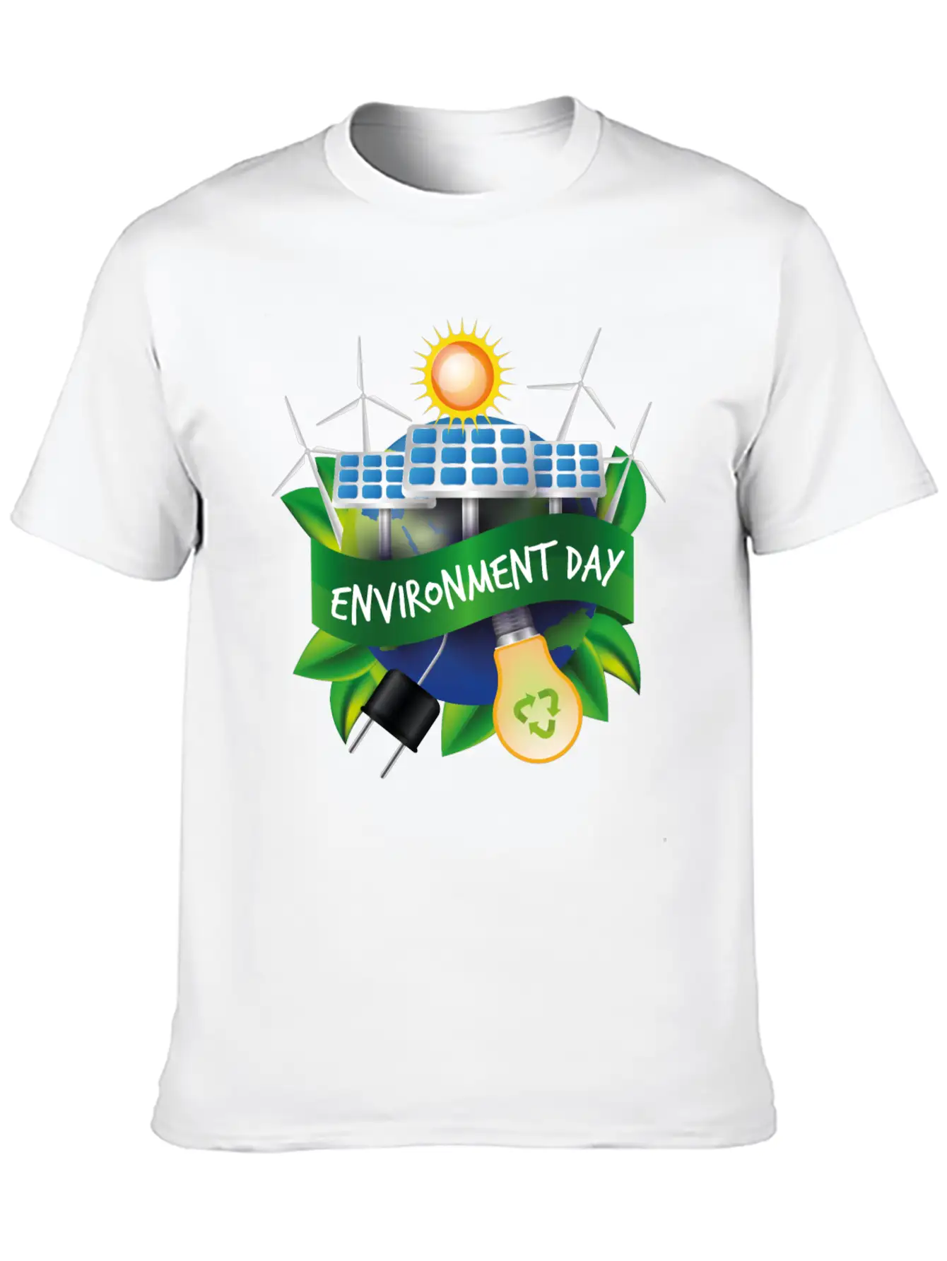 World Environment Day Working Together To Protect Unisex Casual T-Shirt – Clean Design For Daily Comfort